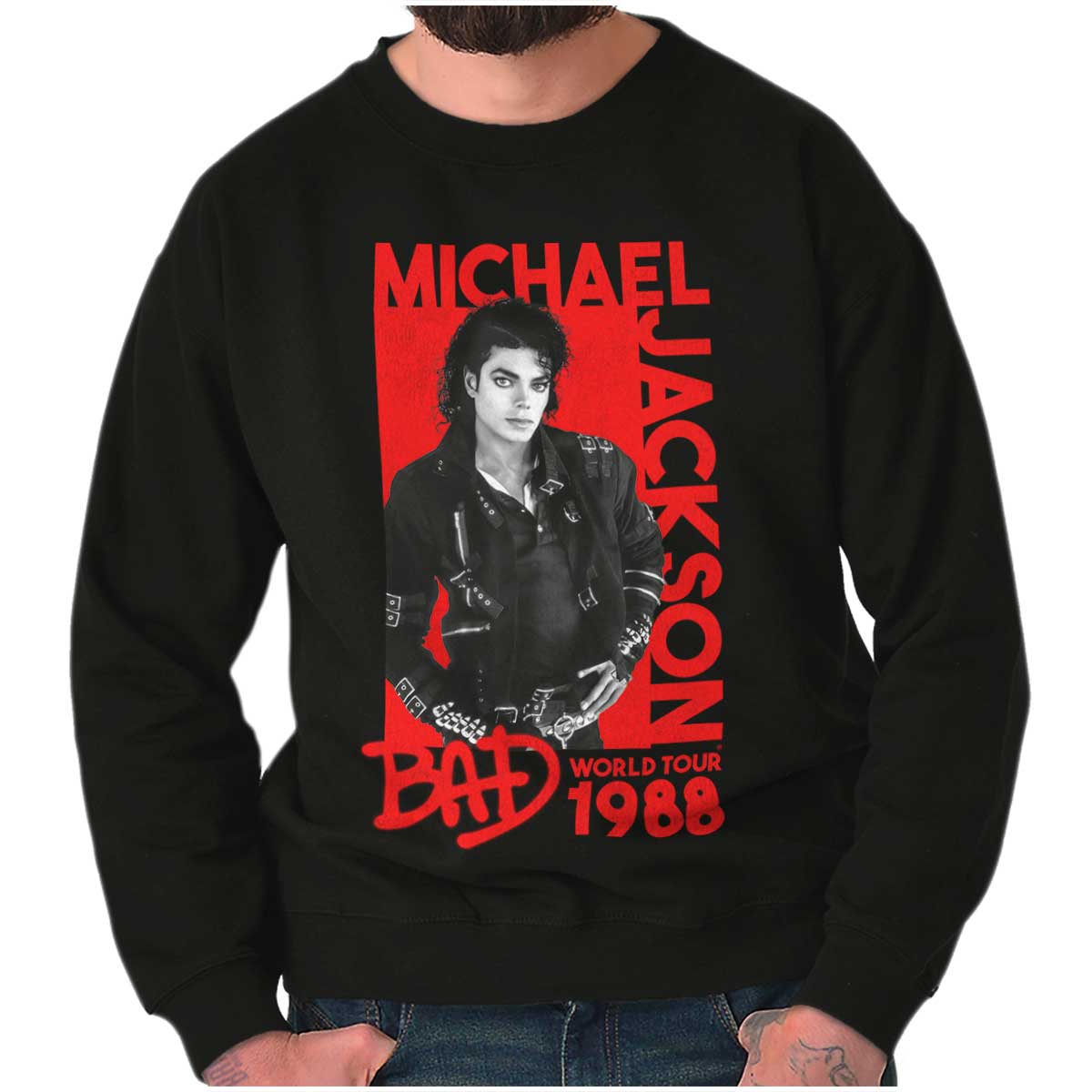 Vintage Michael Jackson Bad Album World Tour Womens or Mens