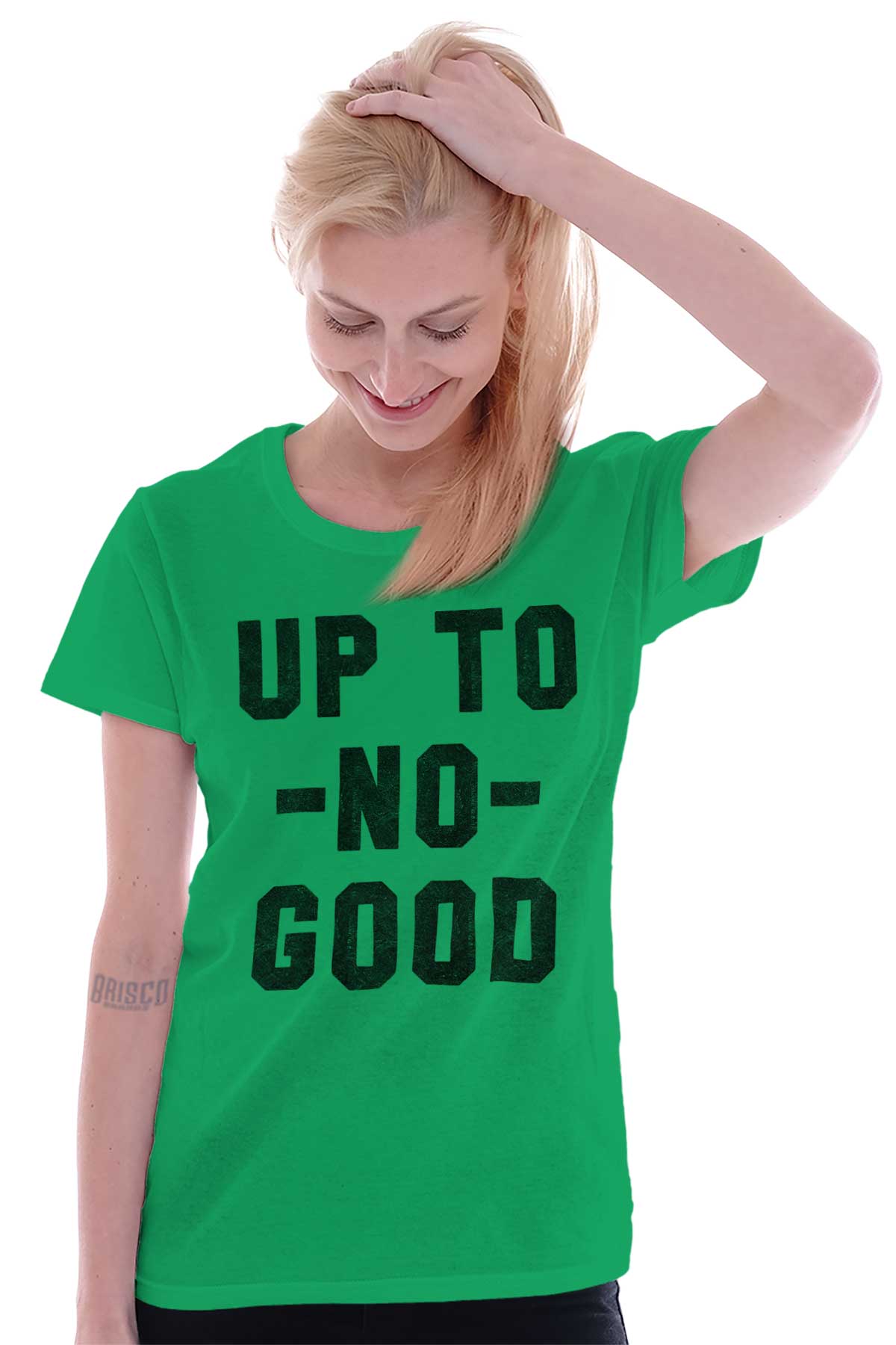 green crew neck sweatshirt