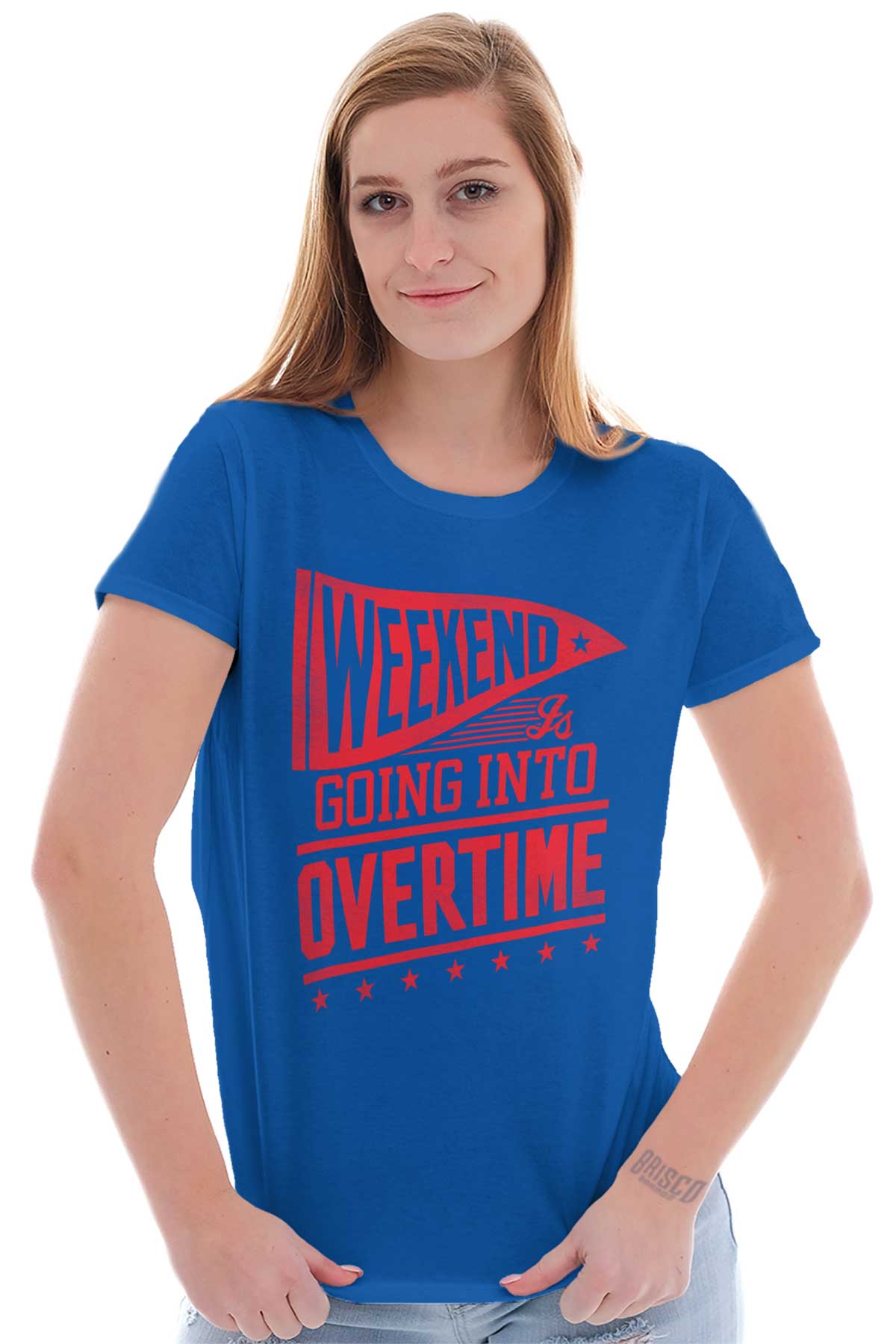 Weekend Overtime Funny College Sports Gift Womens Tees Shirts Ladies ...