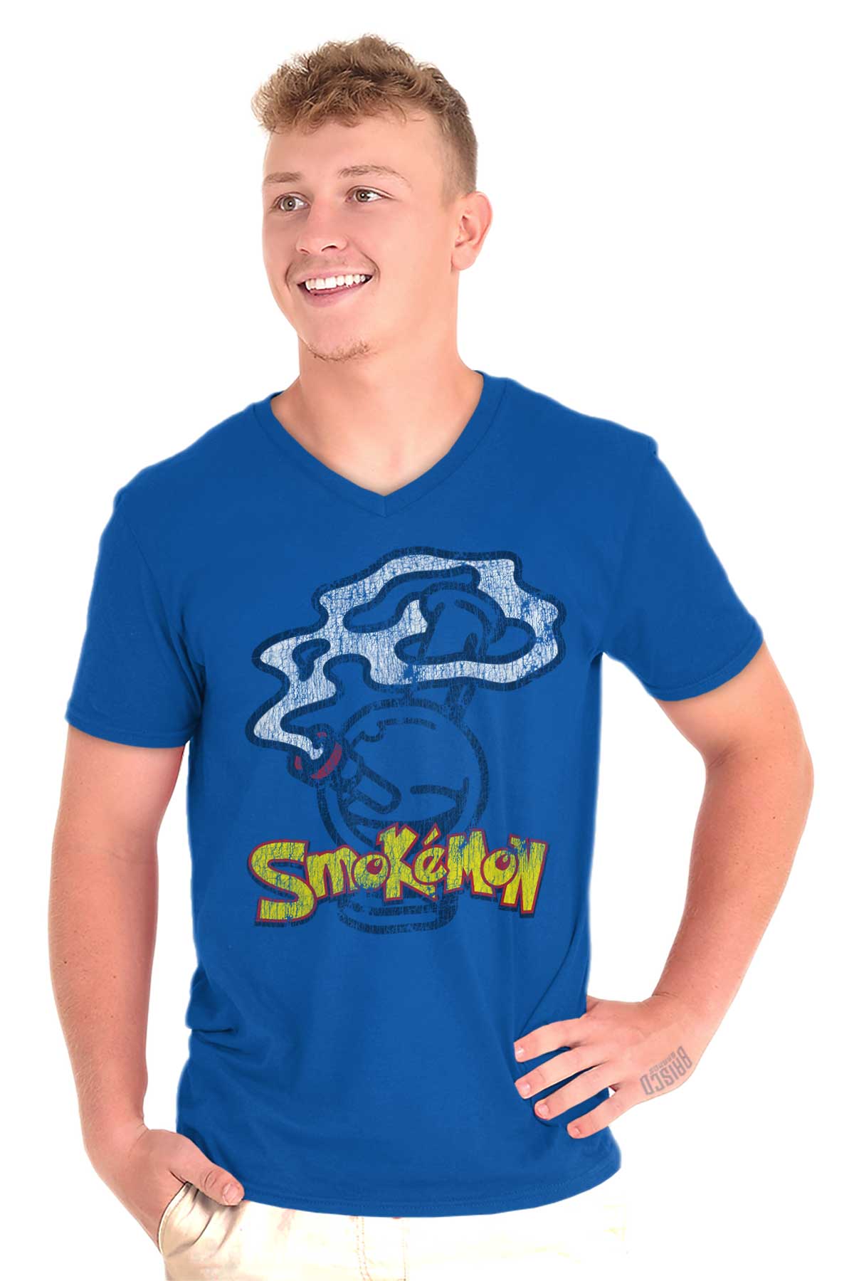 Smokemon Weed 420 Anime Tv Show Stoner Weed Adult V Neck Short Sleeve T Shirts Ebay 0376