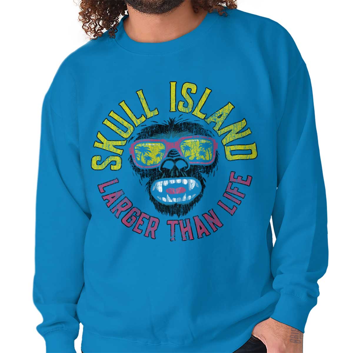 PEOPLE1 \"怪獣とゴースト\" HOODIE LIGHT BLUE 【XL】 PEOPLE1 