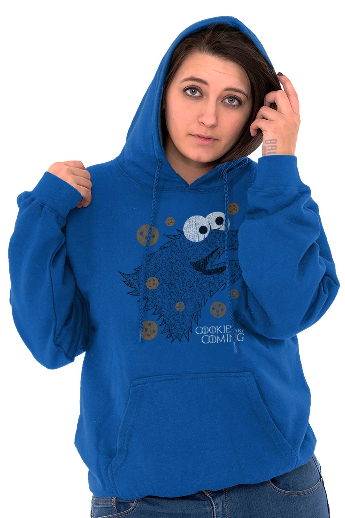 Cookie monster hoodie online champion