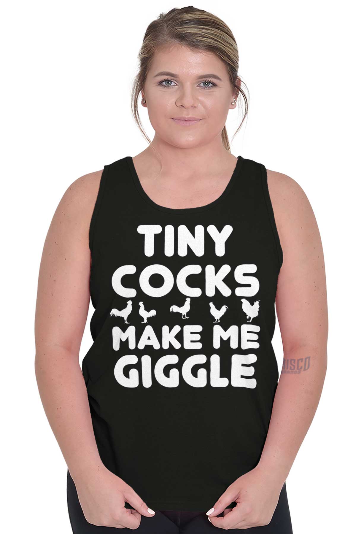 Tiny Cocks Make Giggle Funny Rooster Pun Womens Tank Top Sleeveless T Shirt Ebay