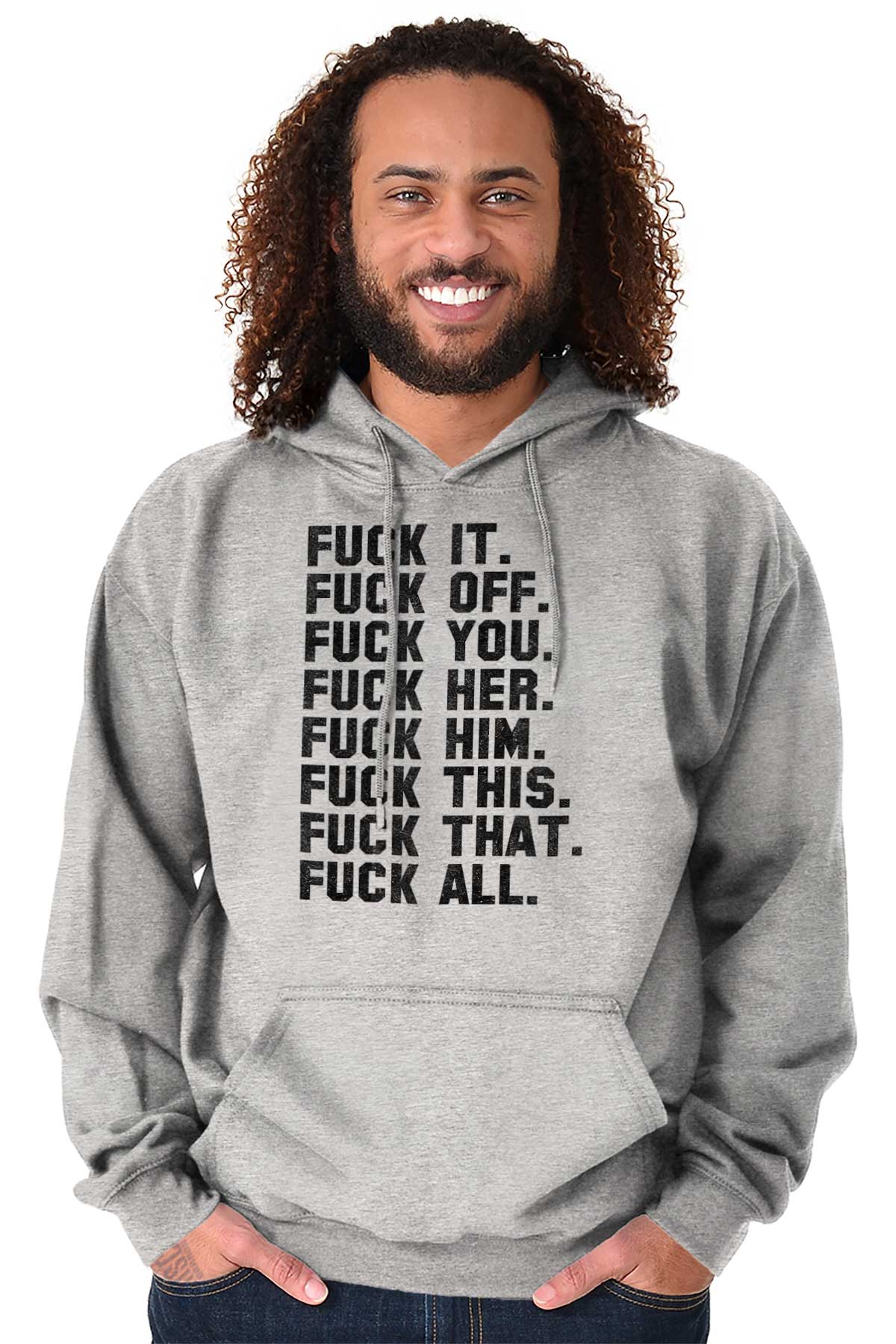 F**k It All Funny Offensive Rude Novelty Gift Hoodies Sweat Shirts ...