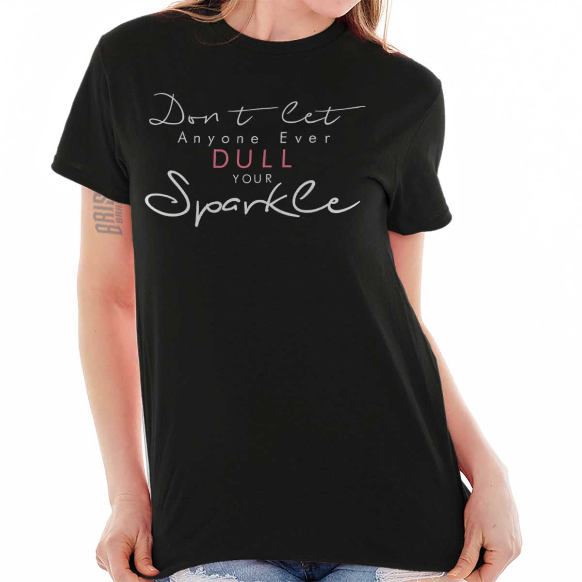 sparkle t shirts womens