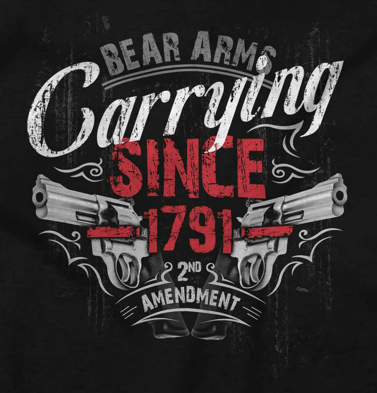 bear-arms-carrying-since-1791-2nd-amendment-bear-arms-t-ladies-tee