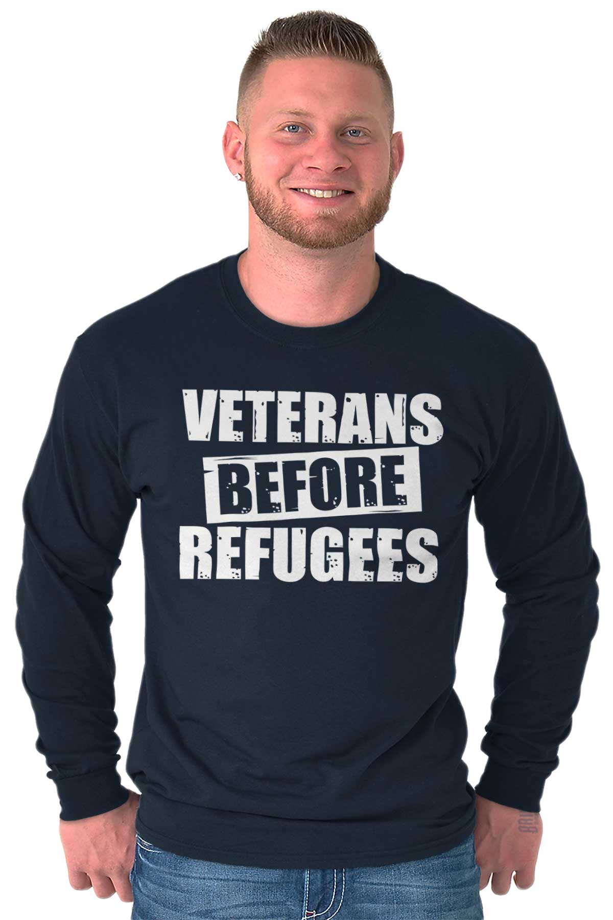 veterans over refugees shirt