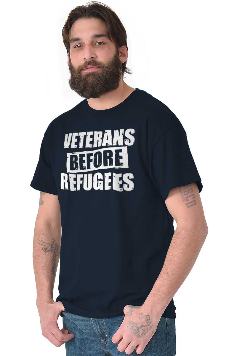 veterans over refugees shirt