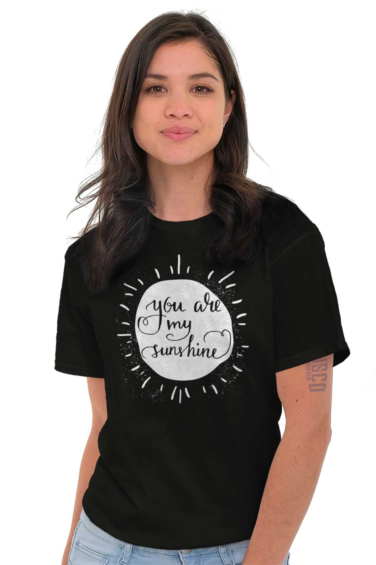 You Are My Sunshine Cute Love Couples Gift Womens Crewneck T Shirt