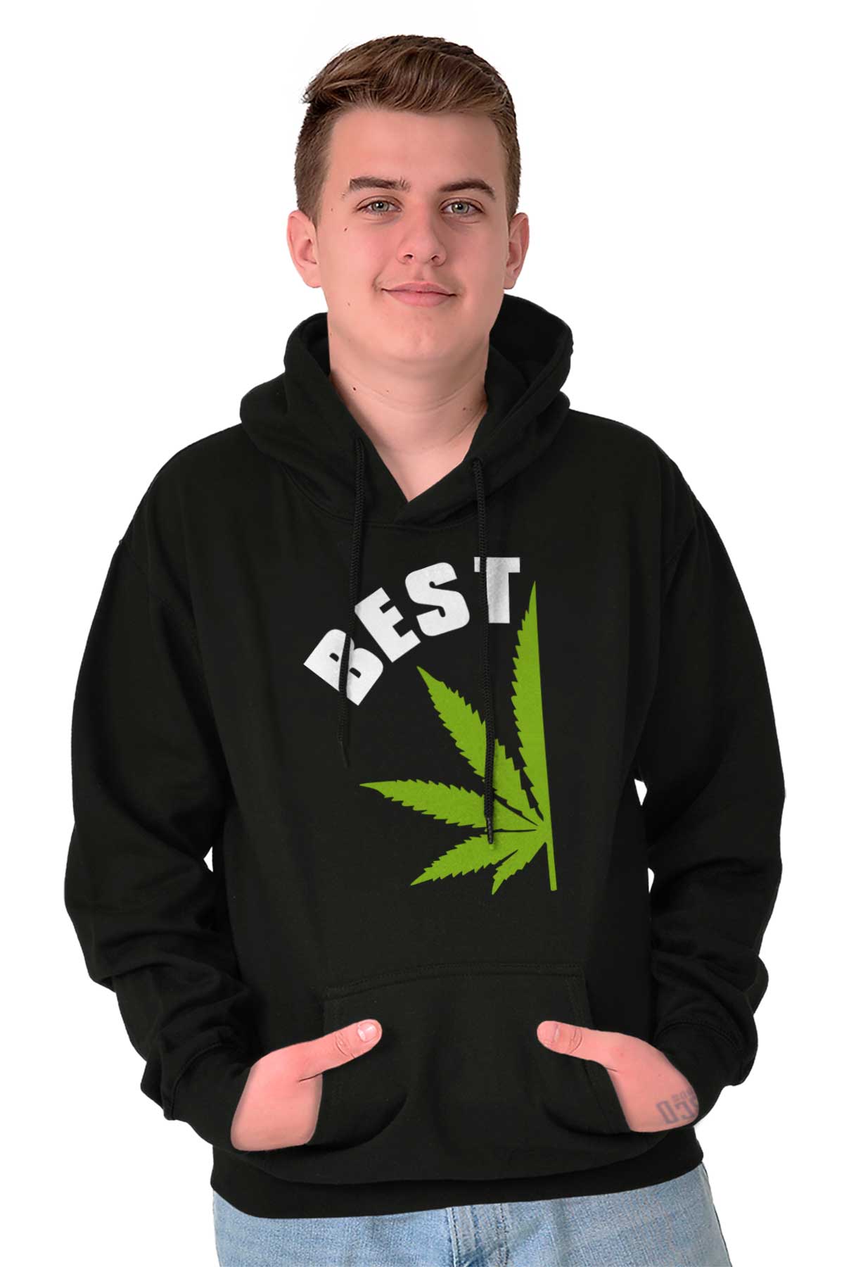 High on Life Hoodie - Marijuana 420 Weed Cannabis Pot Head Hippie Stoner  THC CBD