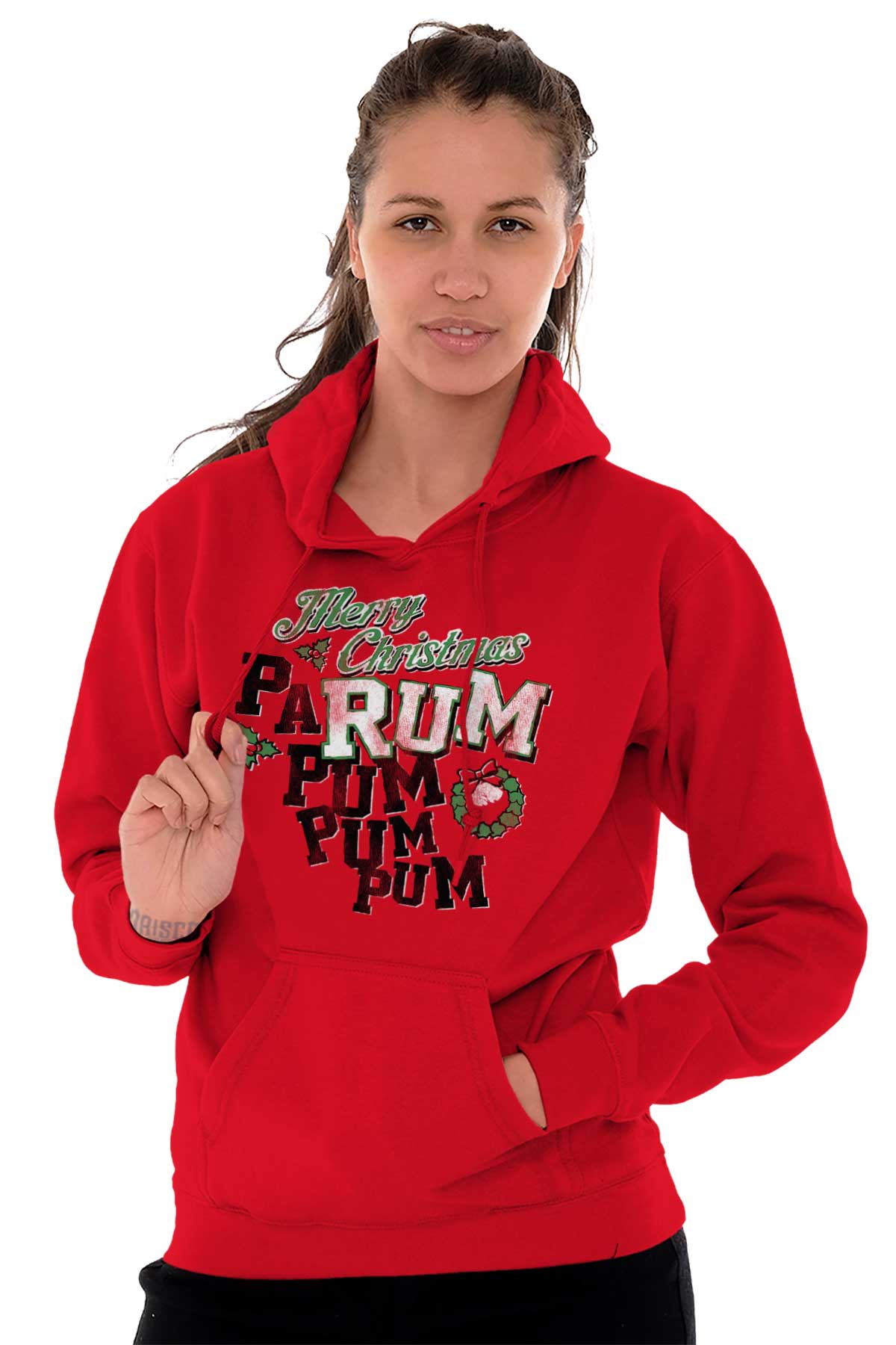 Merry Christmas Pa Rum Drinking Carol Gift Hoodies Sweat Shirts Sweatshirts