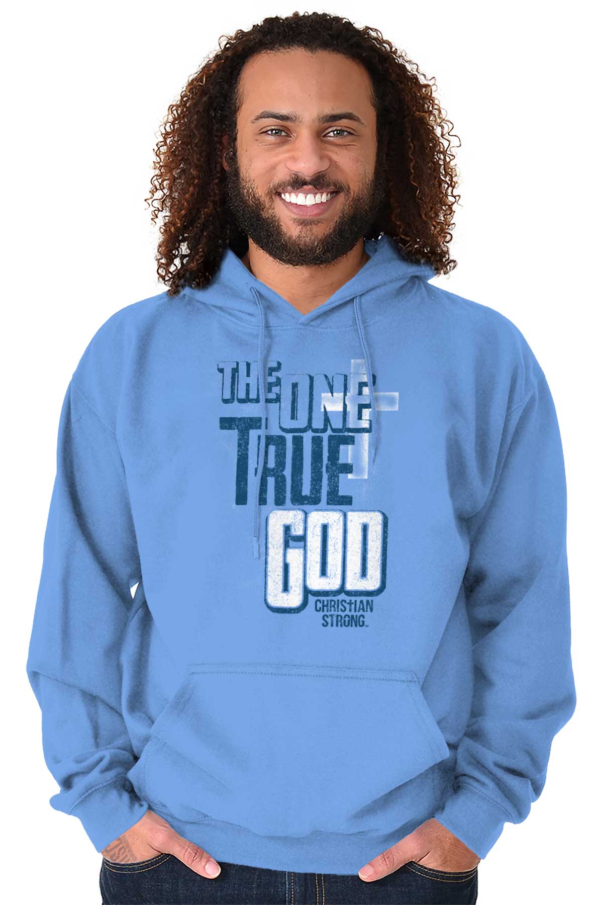 One True God Christian Religious Jesus Christ Hoodie