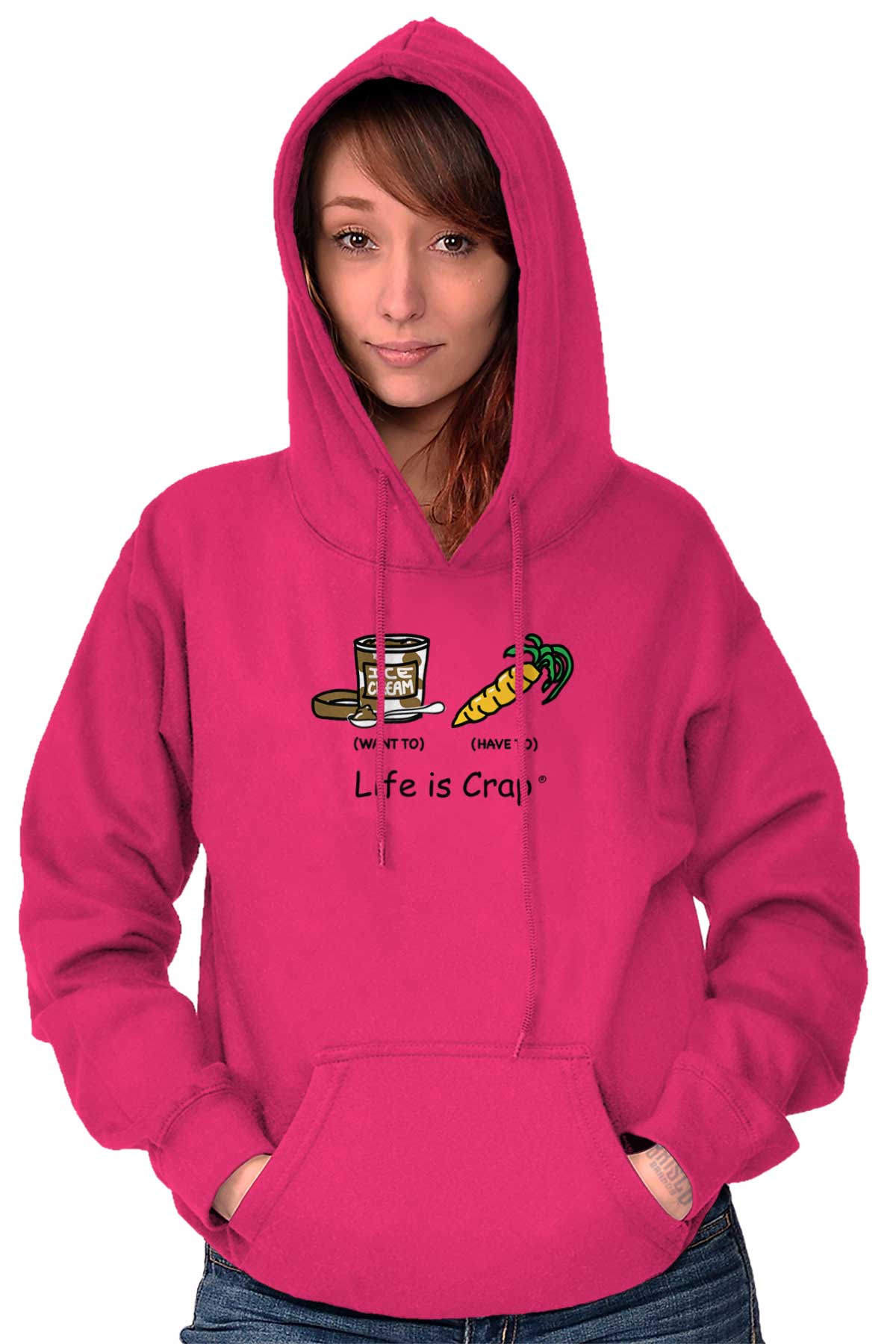 hoodie with built in neck gaiter