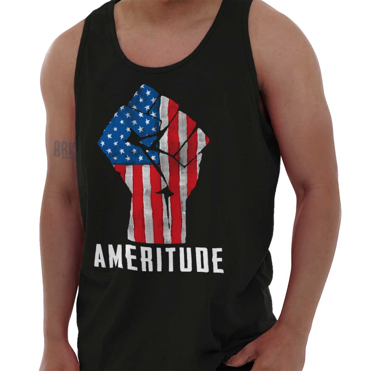 American Attitude Ameritude United States USA Patriotic Youth Tee Shirt T