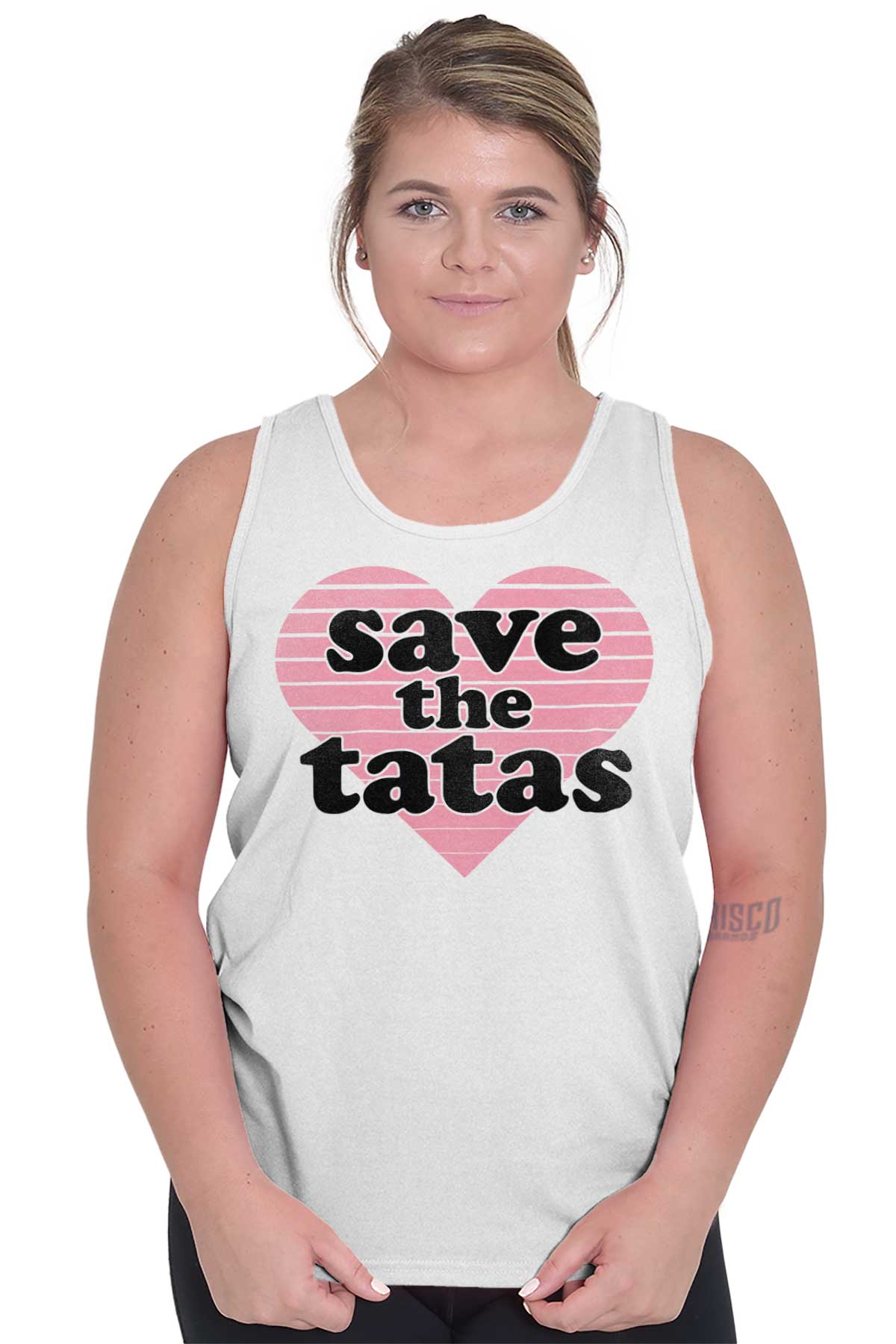 Save The Tatas Breast Cancer Awareness T Womens Tank Top Sleeveless 1530