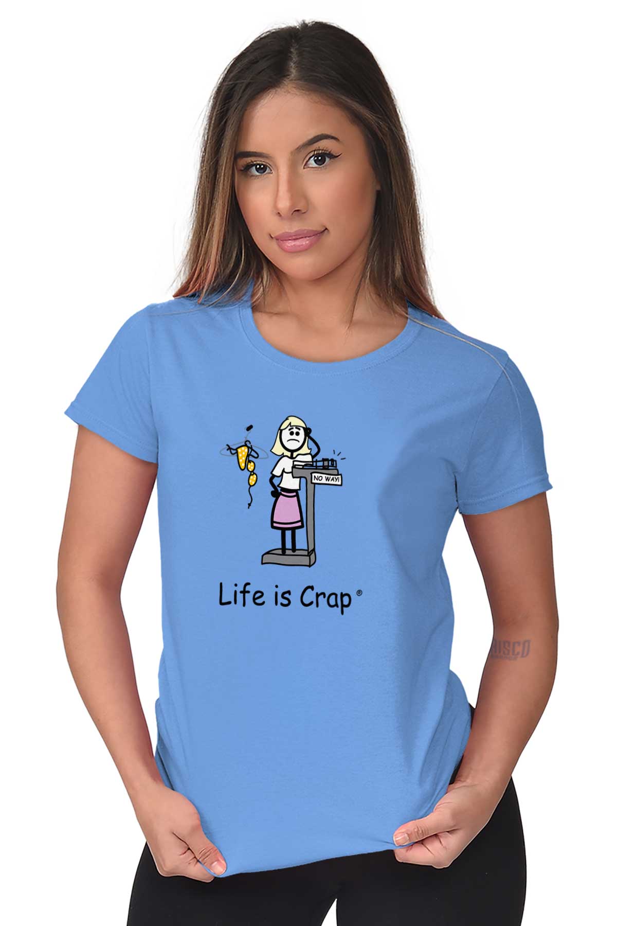 Life is Crap Bikini Season Funny Cool Gift Womens Short Sleeve Ladies T