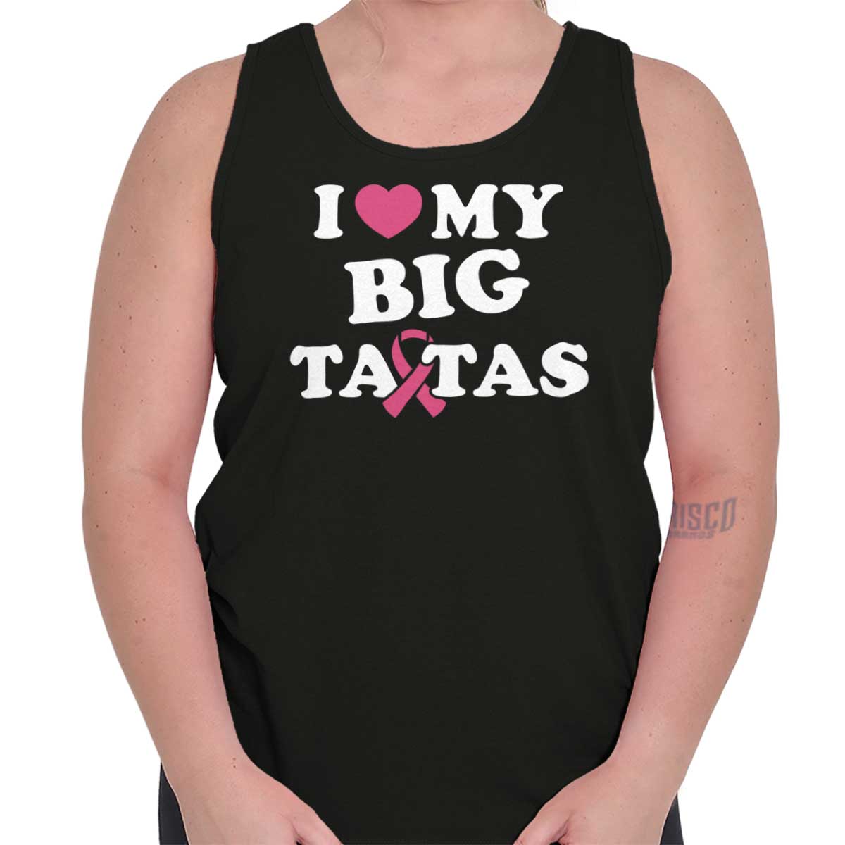 I Love My Big Tatas Funny Breast Cancer T Womens Tank Top Sleeveless 4690