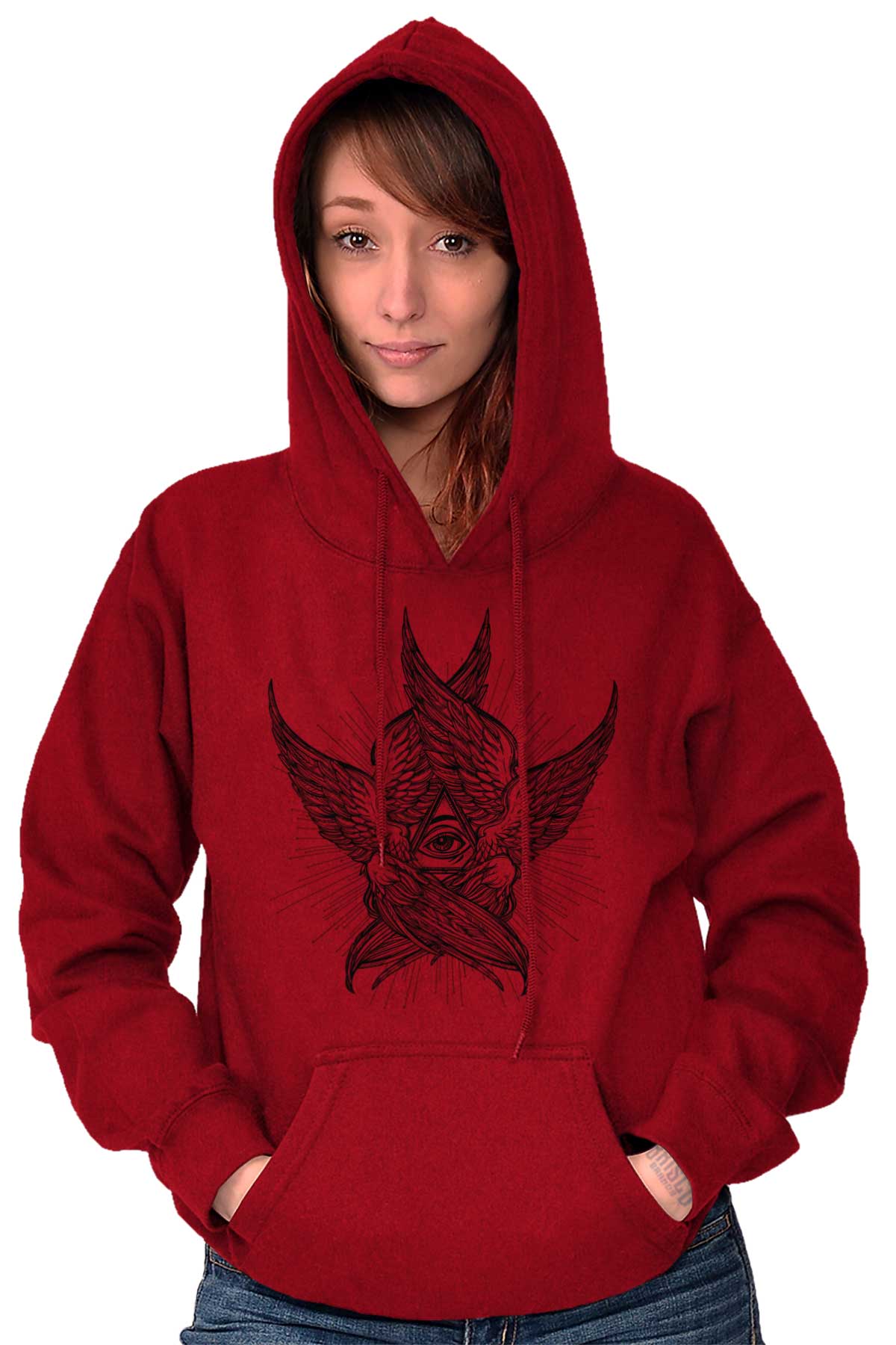 Illuminati Worldwide Conspiracy Eye Graphic Hoodies Sweat Shirts ...