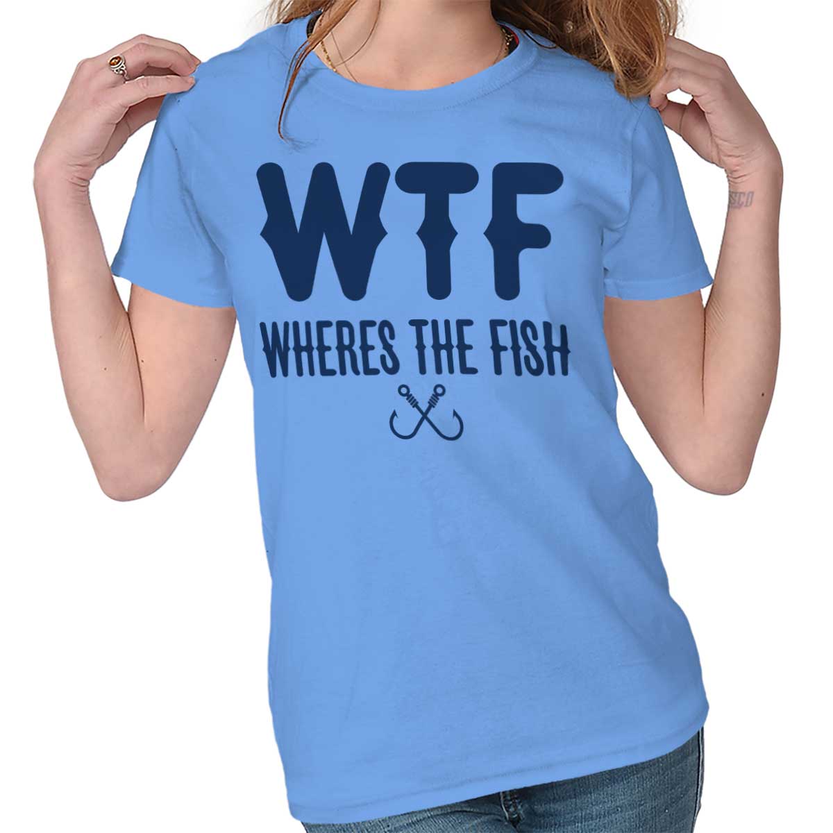 wtf fish shirt