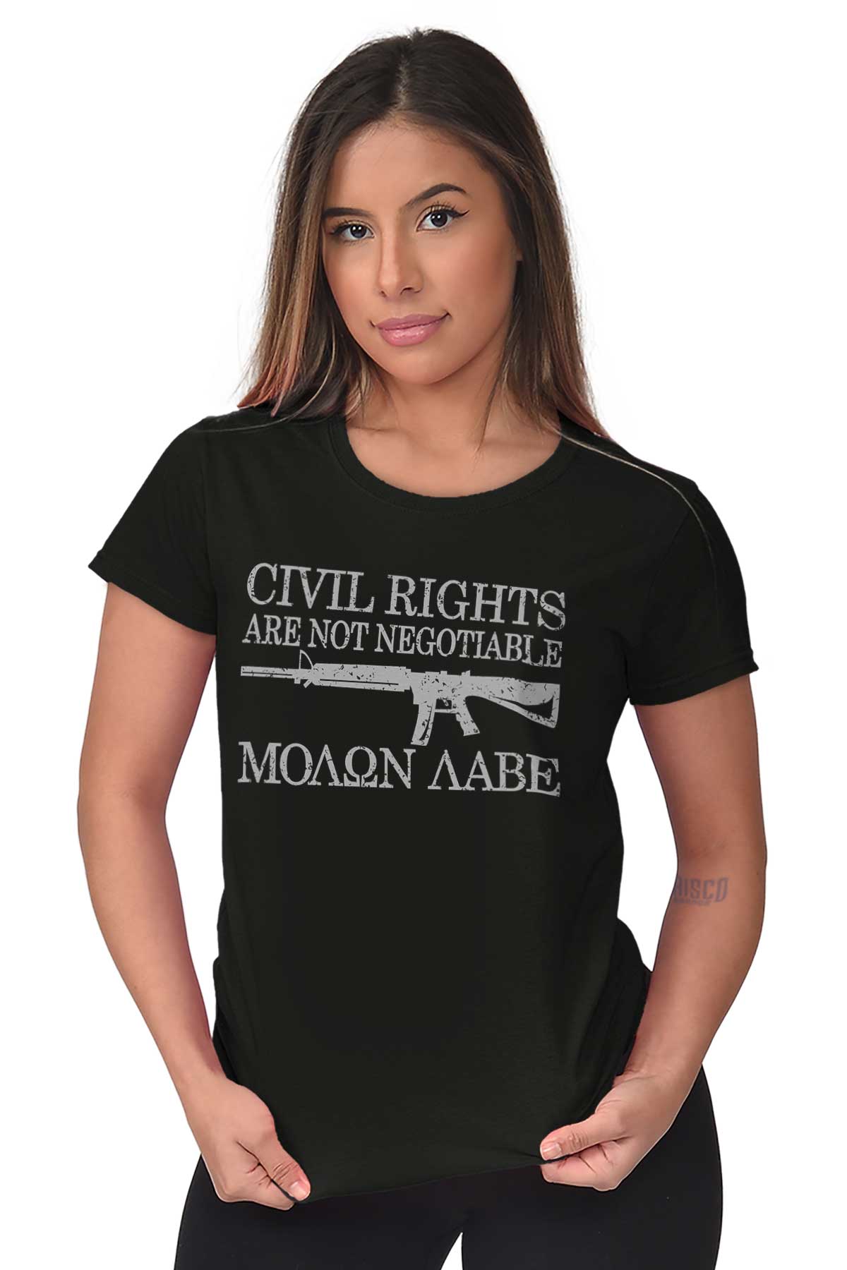 Civil Right Molon Labe USA ShirtGun 2nd Amendment America Long Sleeve Tee