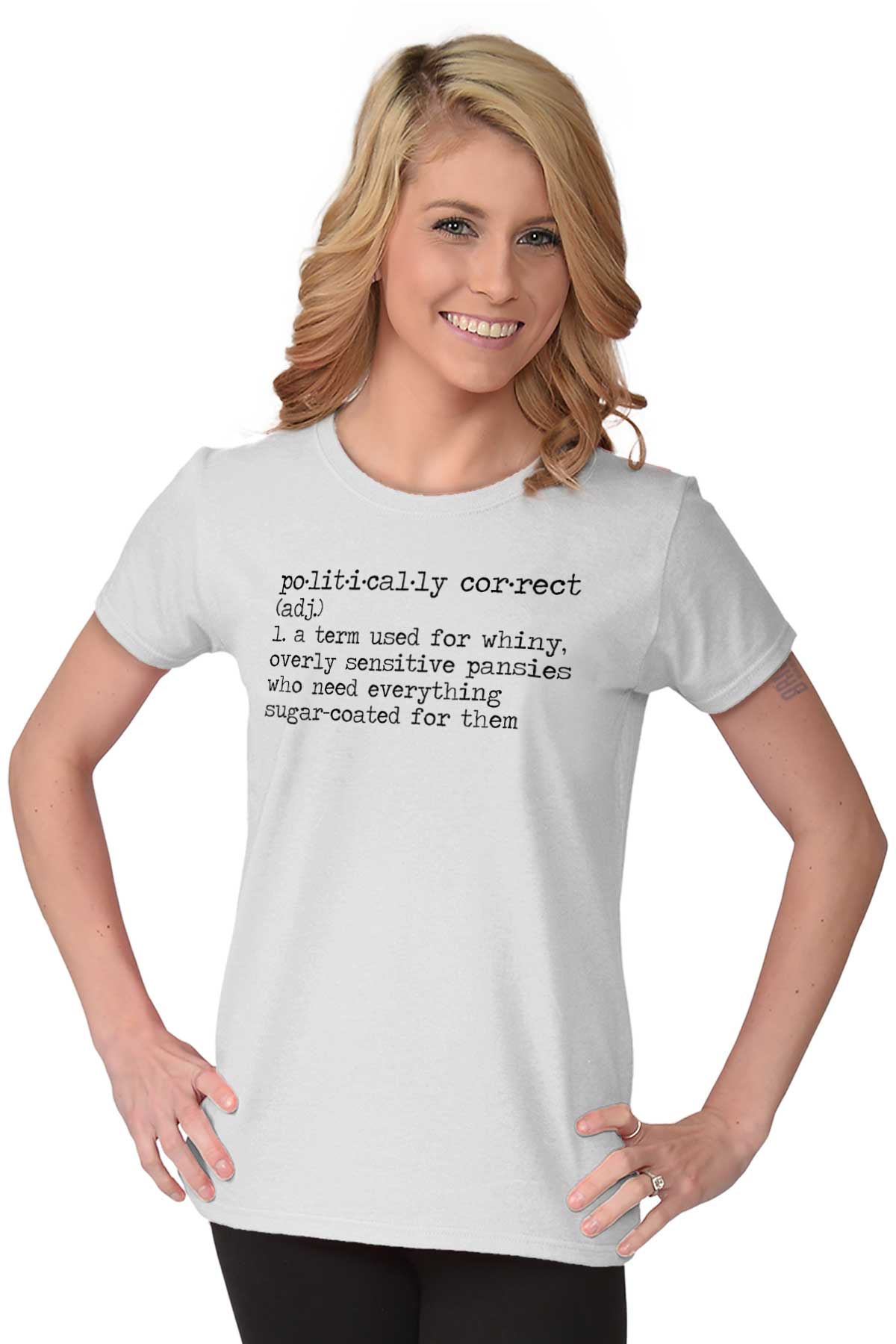 Politically Correct American 2nd Amendment Womens Short Sleeve Ladies T ...
