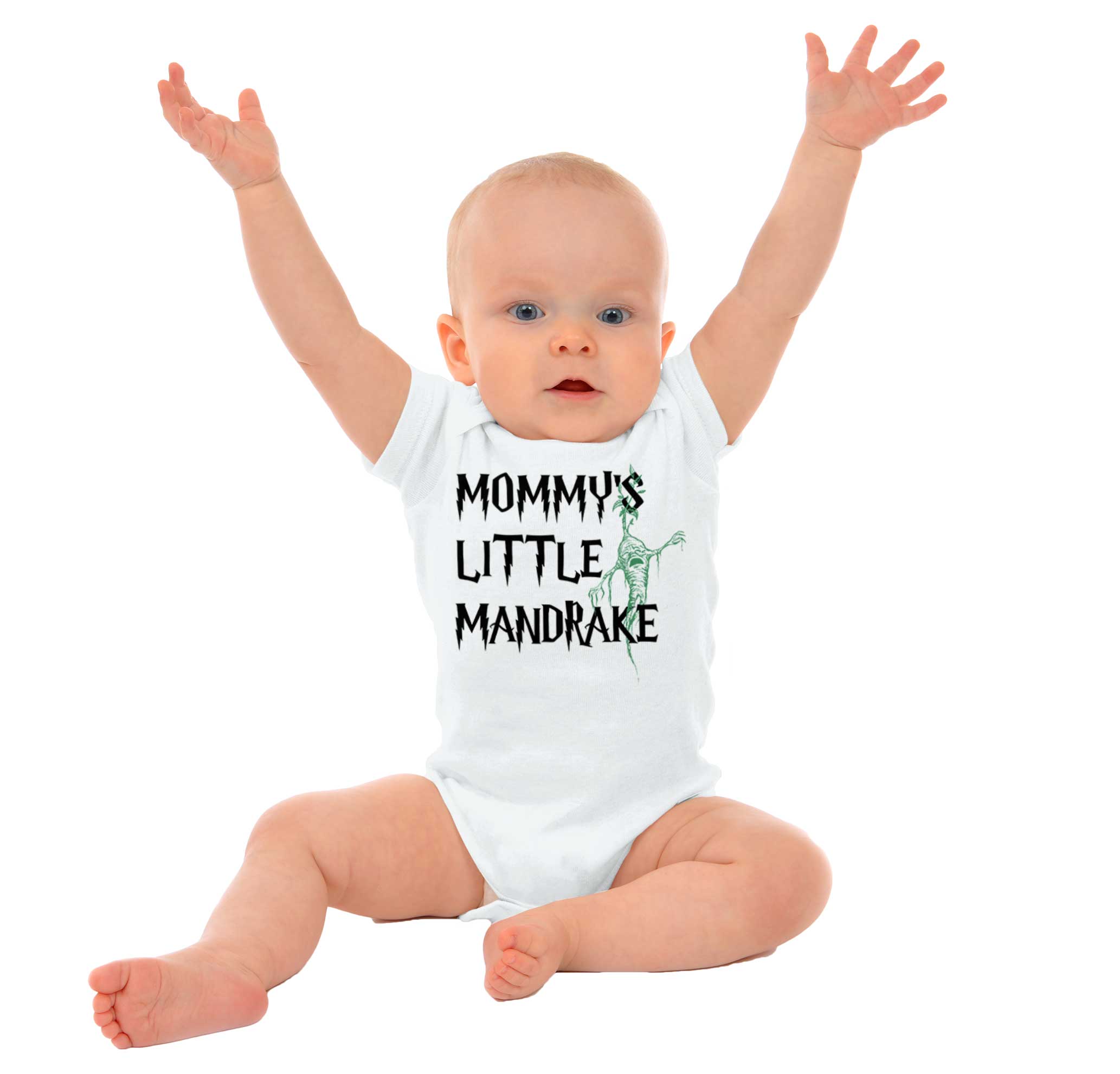Mommys Little Mandrake Magic Screaming Plant Infant Football Baby Bodysuit