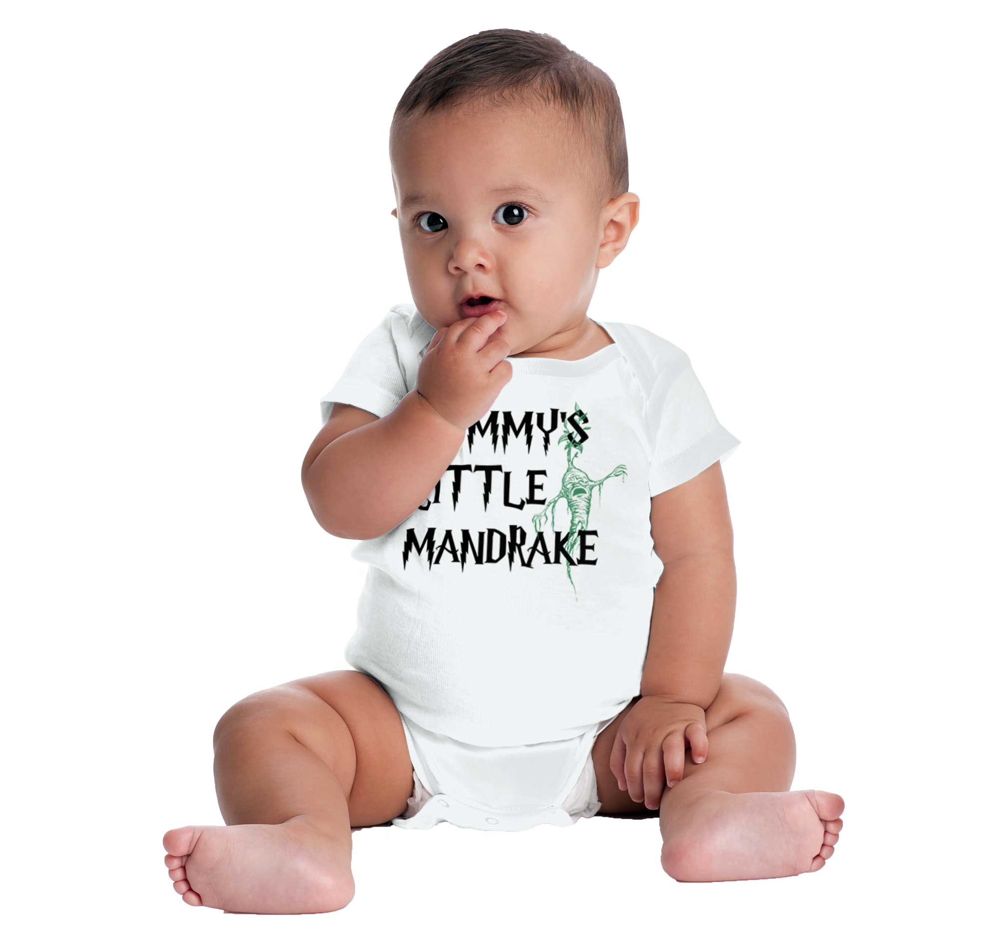 Mommys Little Mandrake Magic Screaming Plant Infant Football Baby Bodysuit