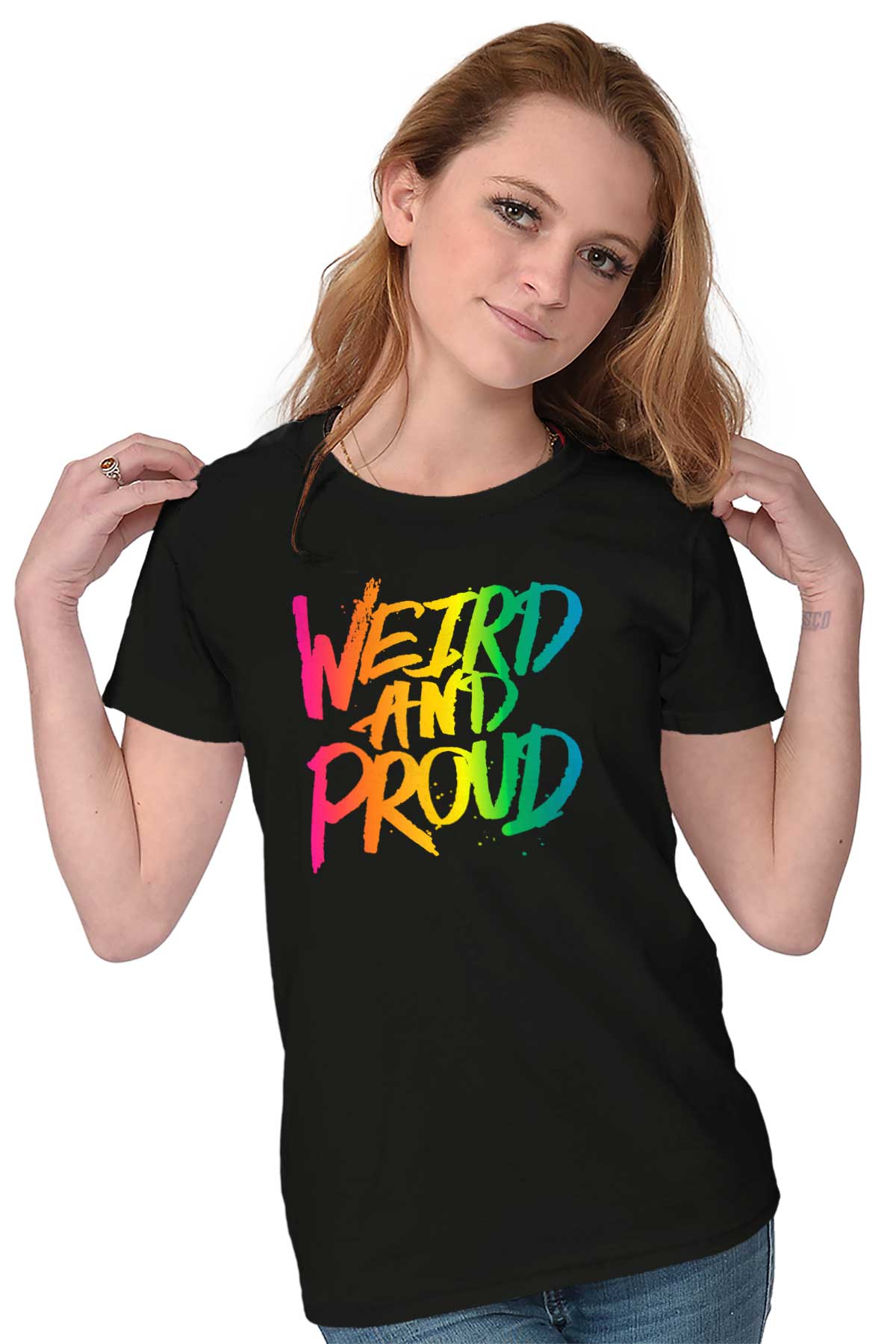 Weird And Proud Quirky Unique Gift Idea Womens Tees Shirts Ladies ...