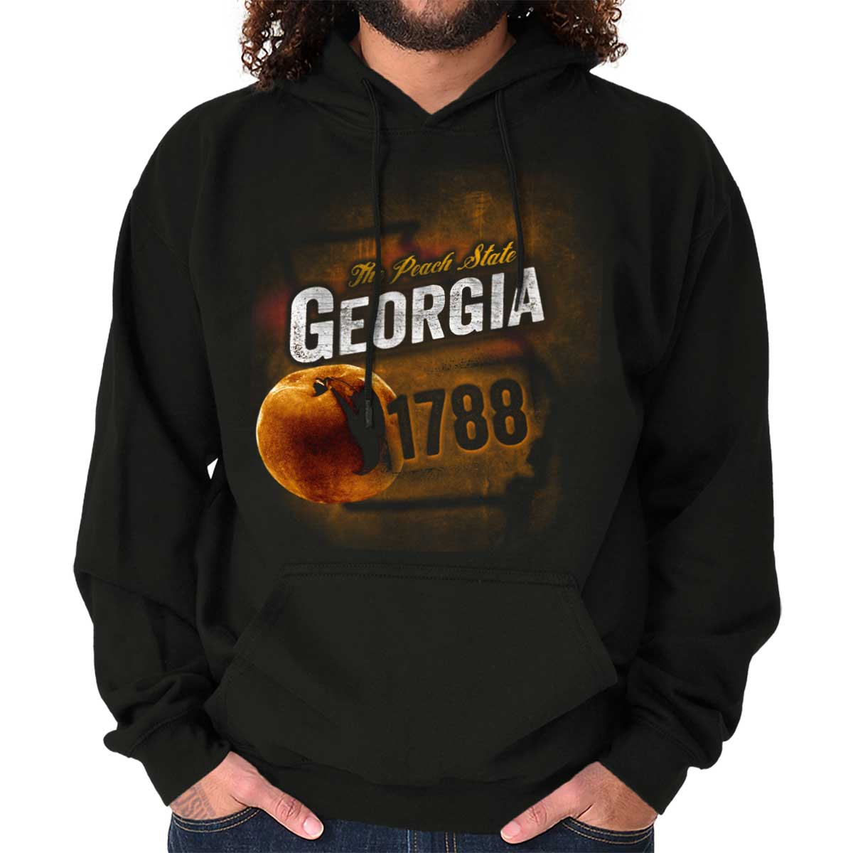 Peaches Southern State Pride Vacation Short Sleeve TShirt Tees