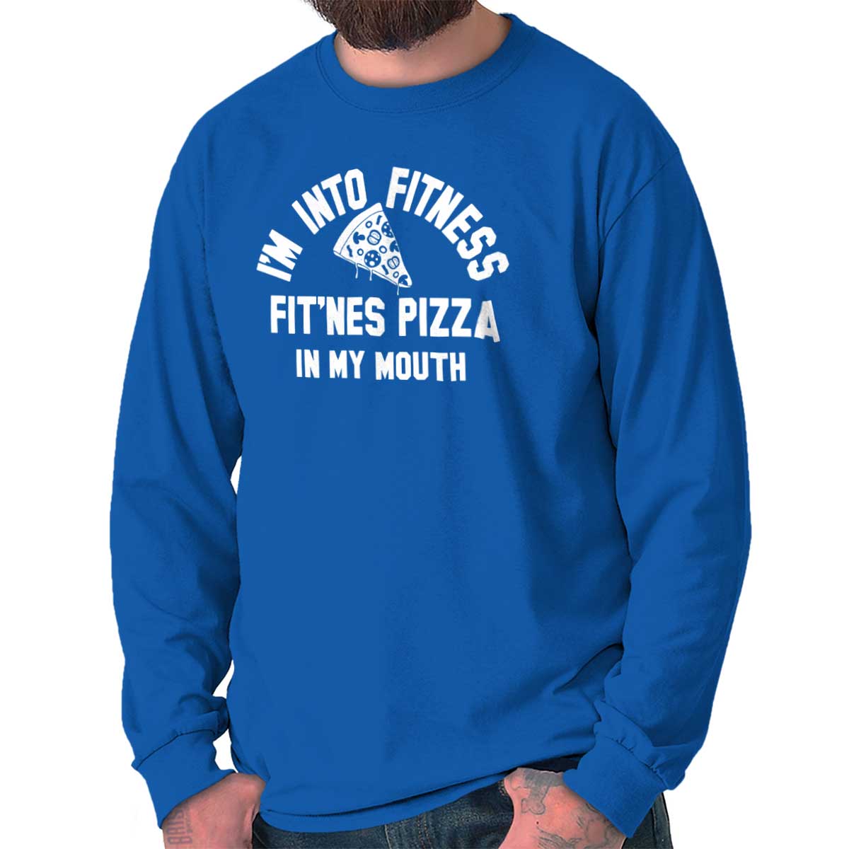 long sleeve pizza shirt