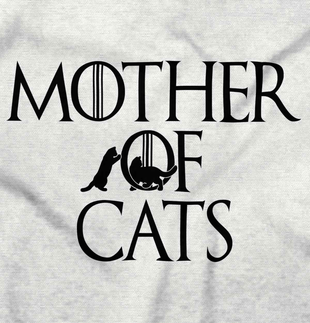 Donna Mother Of Cats Mamma Del Gatto Maglietta da donna