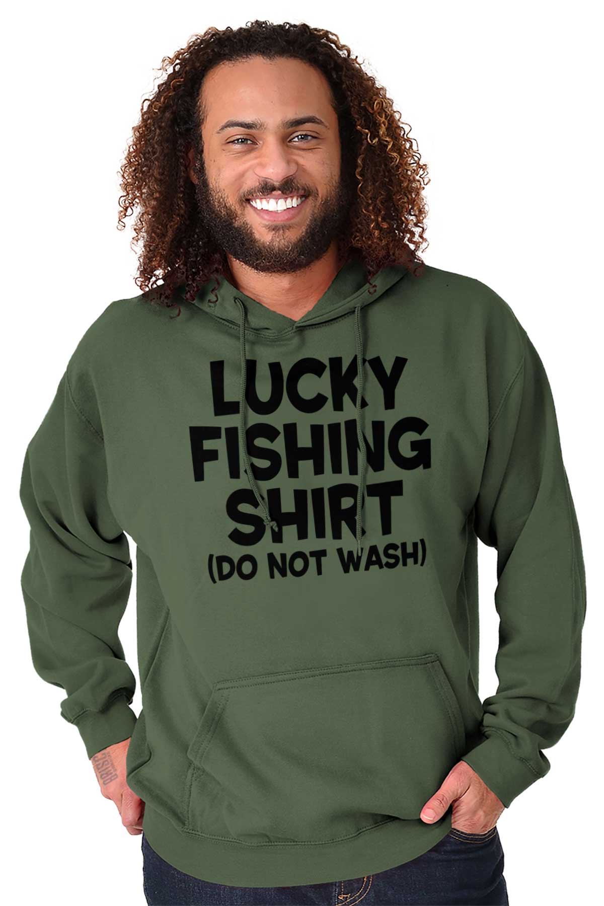 Lucky Fishing Outdoor Fisherman Gear Funny Hooded Sweatshirts Hoodies