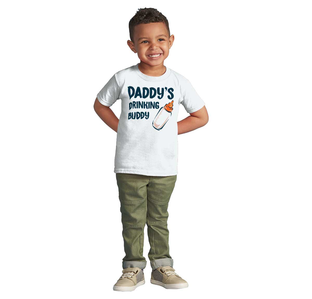 daddy's drinking buddy baby shirt