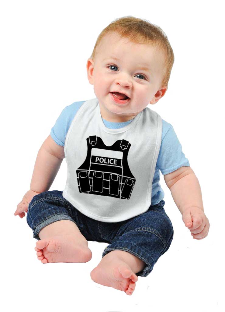 Police Vest Funny Baby Clothes | Cute Newborn Gift Idea Law Infant Baby ...