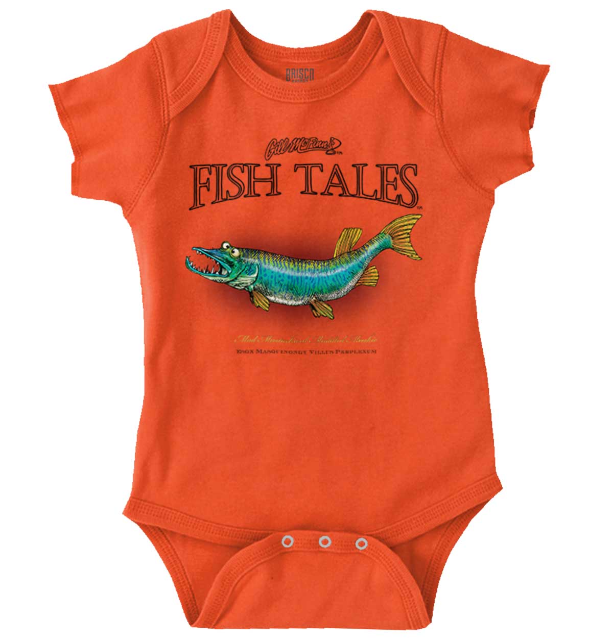 Little Devil Lures Fishing Cool Gill McFinn Sporting Good Gym Romper Bodysuit