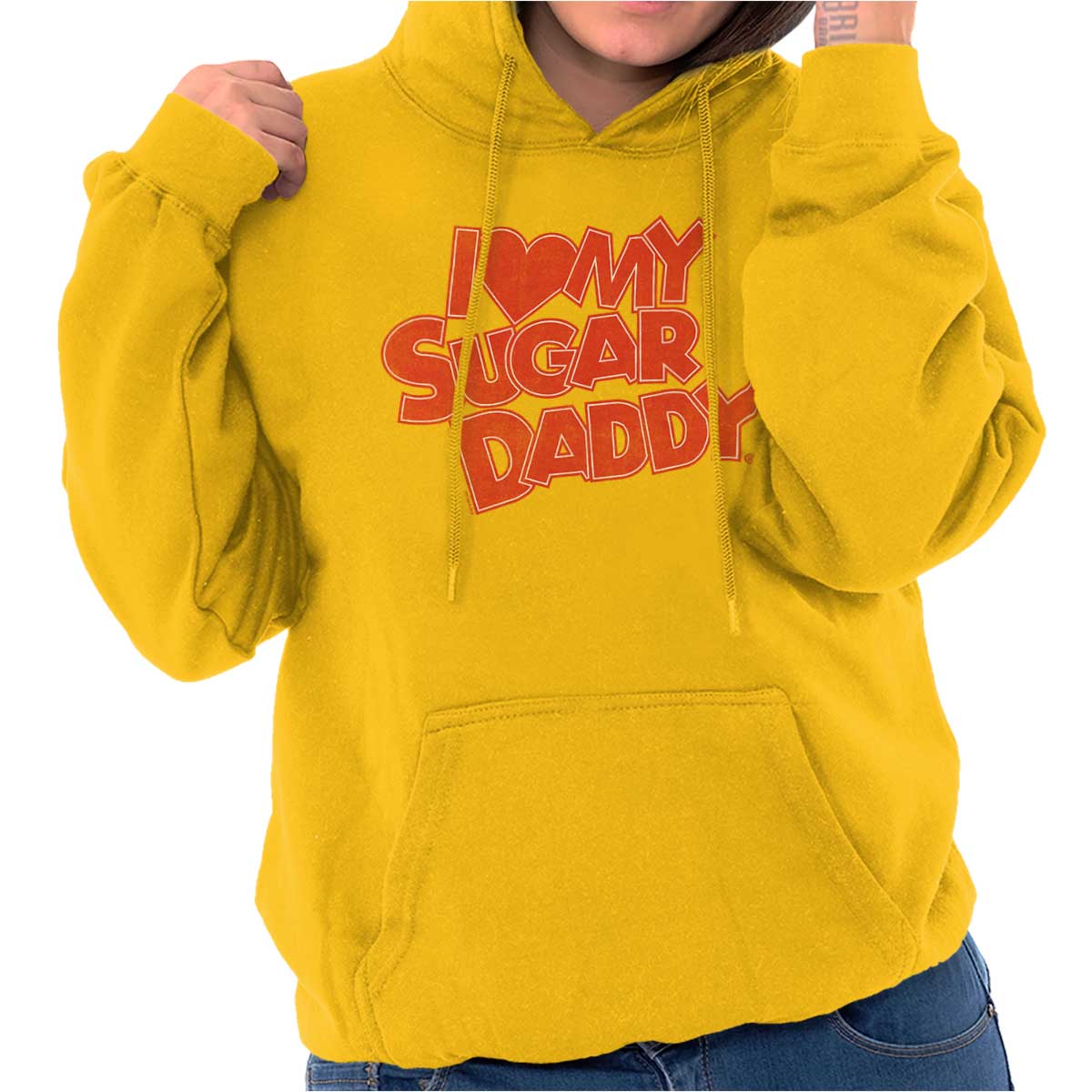 I Love My Sugar Daddy Vintage Candy Funny Womens Tees Shirts Ladies