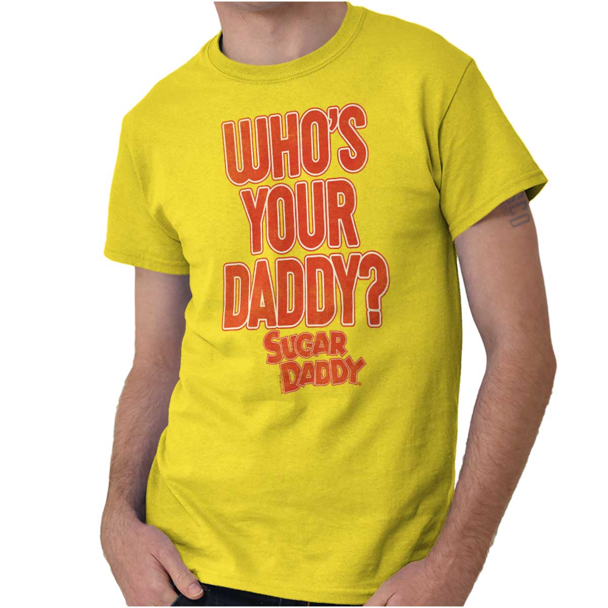 Whos Your Sugar Daddy Funny Vintage Candy Womens or Mens Crewneck T ...