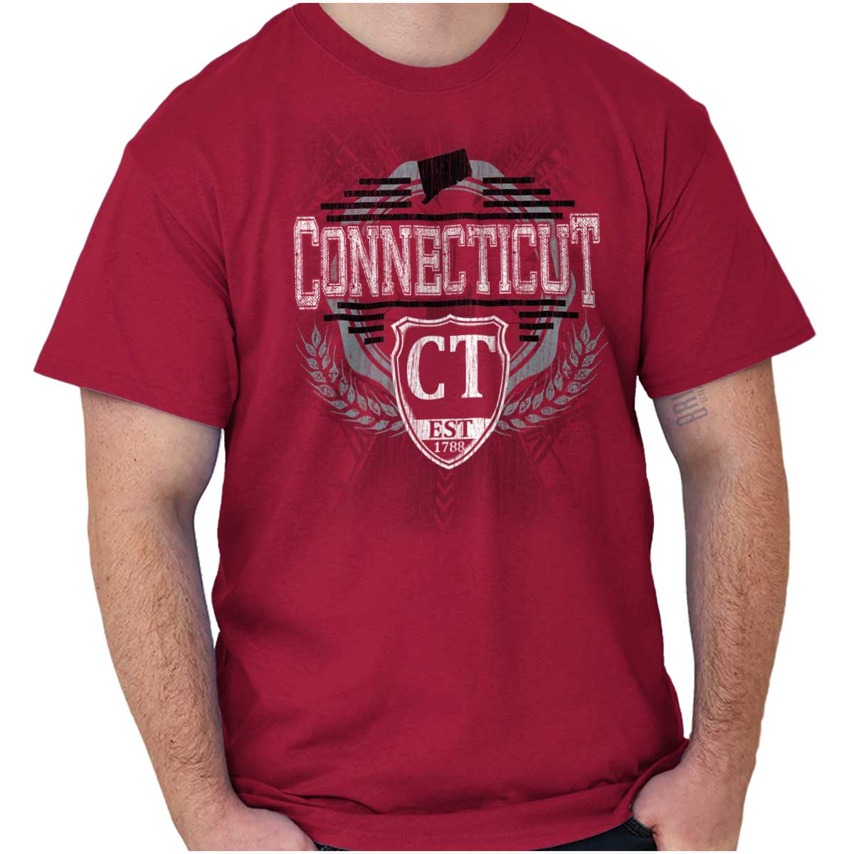 Connecticut Traditional Tourist Travel CT Short Sleeve TShirt Tees Tshirts eBay