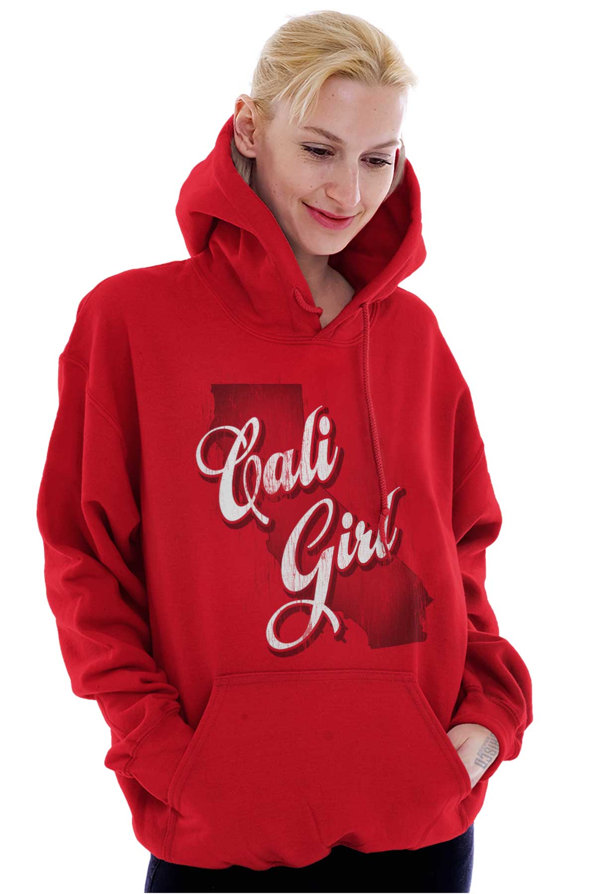 California Fashion Cali Girl Trendy State Women Long Sleeve Hoodie ...