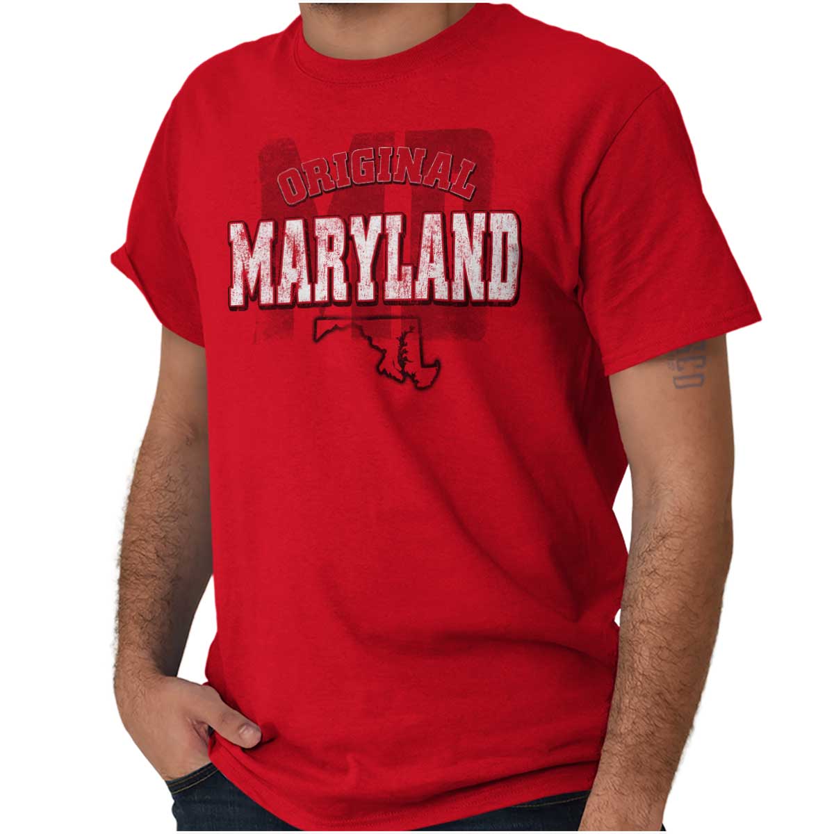 Maryland Student University Football College Short Sleeve T-Shirt Tees ...