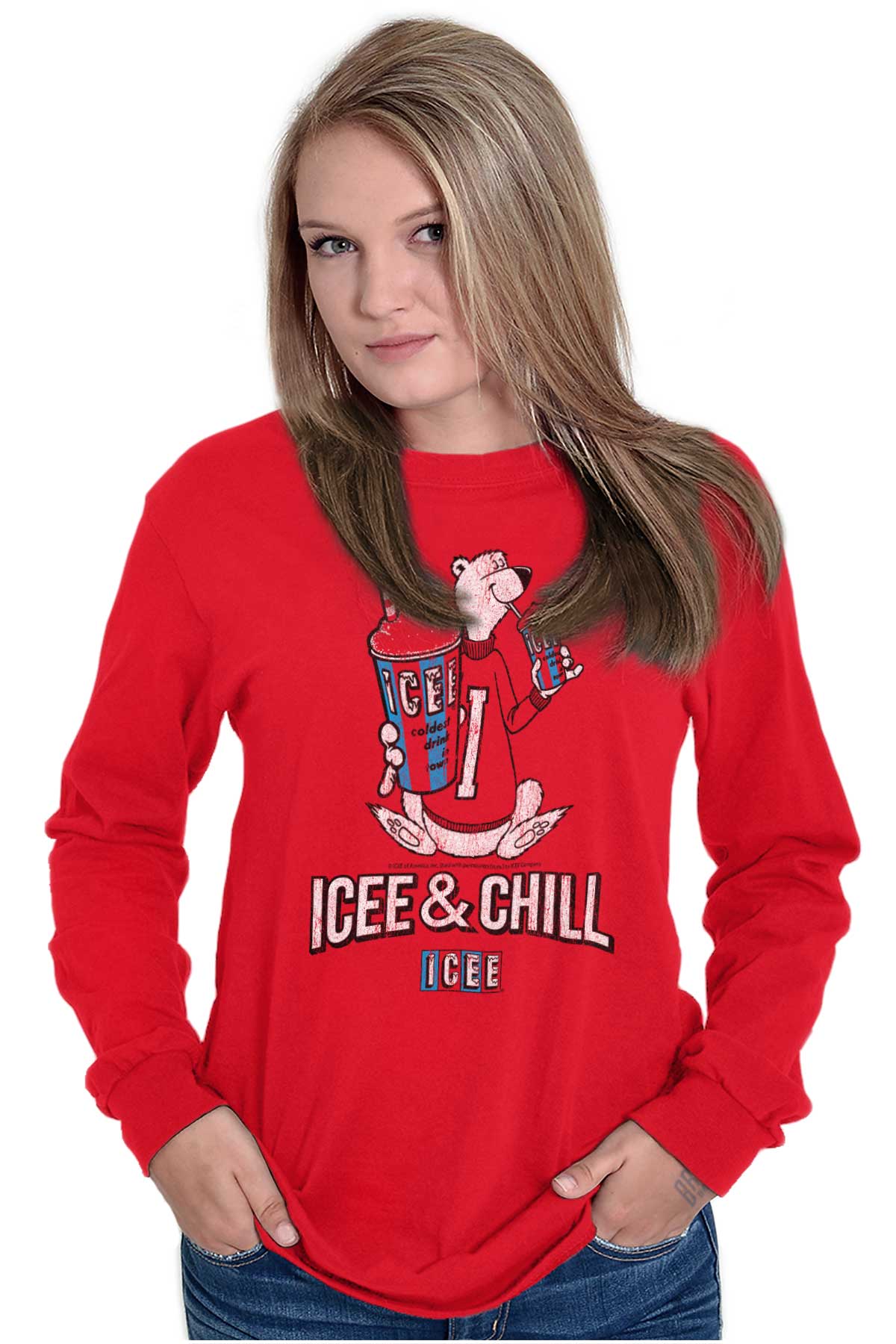 Icee Chill Officially Licensed Retro Graphic Long Sleeve Tshirt For Men Or Women Ebay 7468