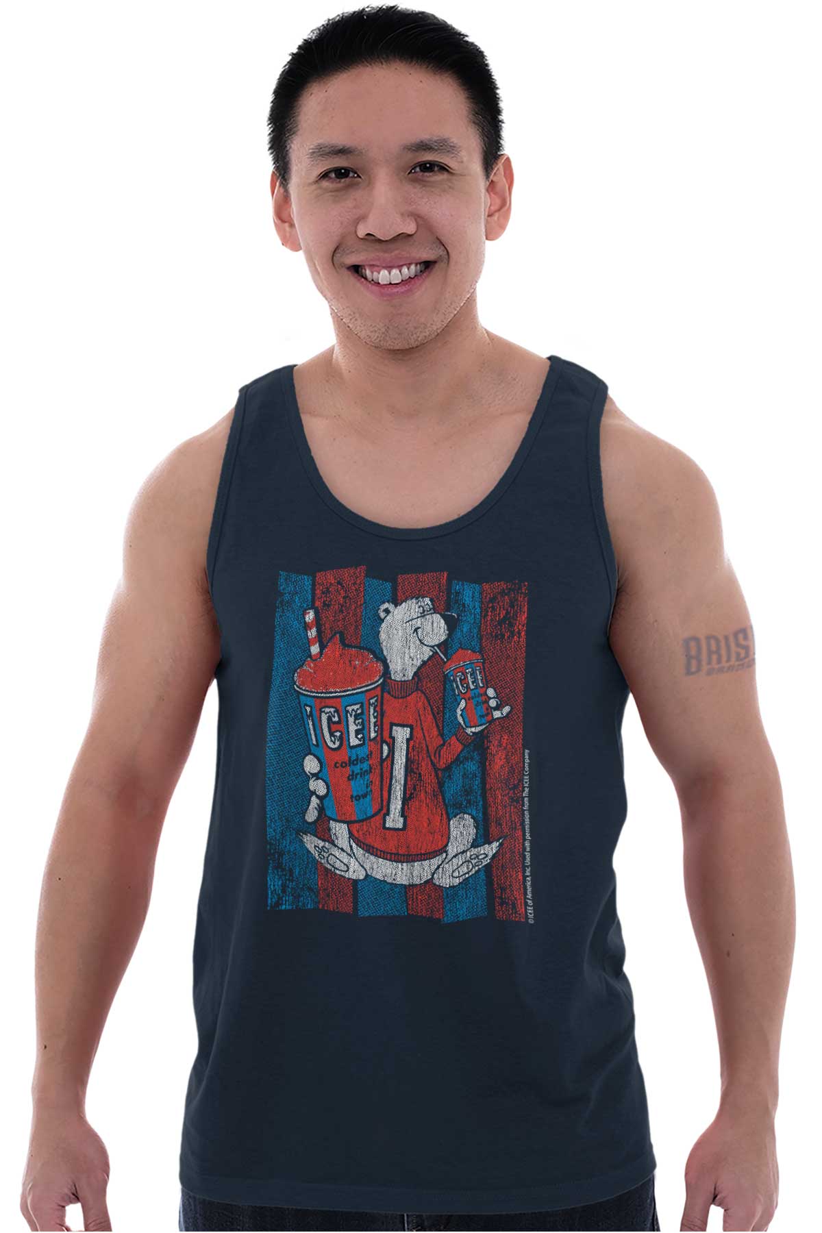 Officially Licensed Icee Polar Bear Vintage Adult Tank Top T Shirt Tees Tshirt Ebay 4498