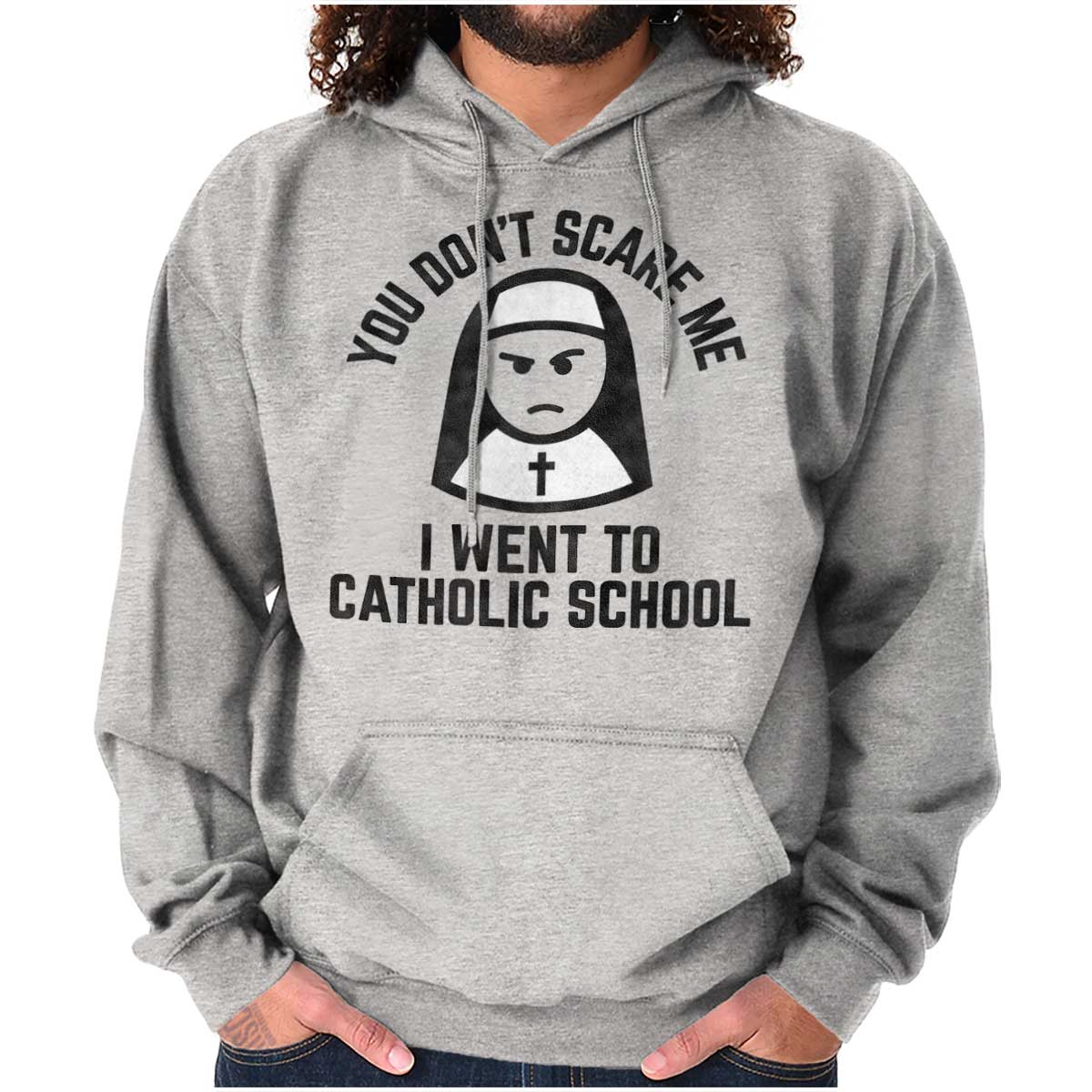 Went To Catholic School Funny Nun Religious Mens T-Shirts T Shirts Tees ...