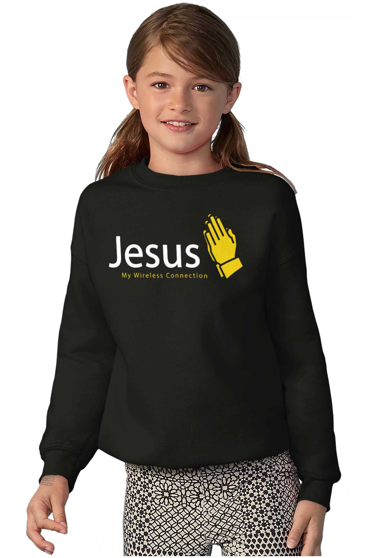 jesus cross sweatshirt