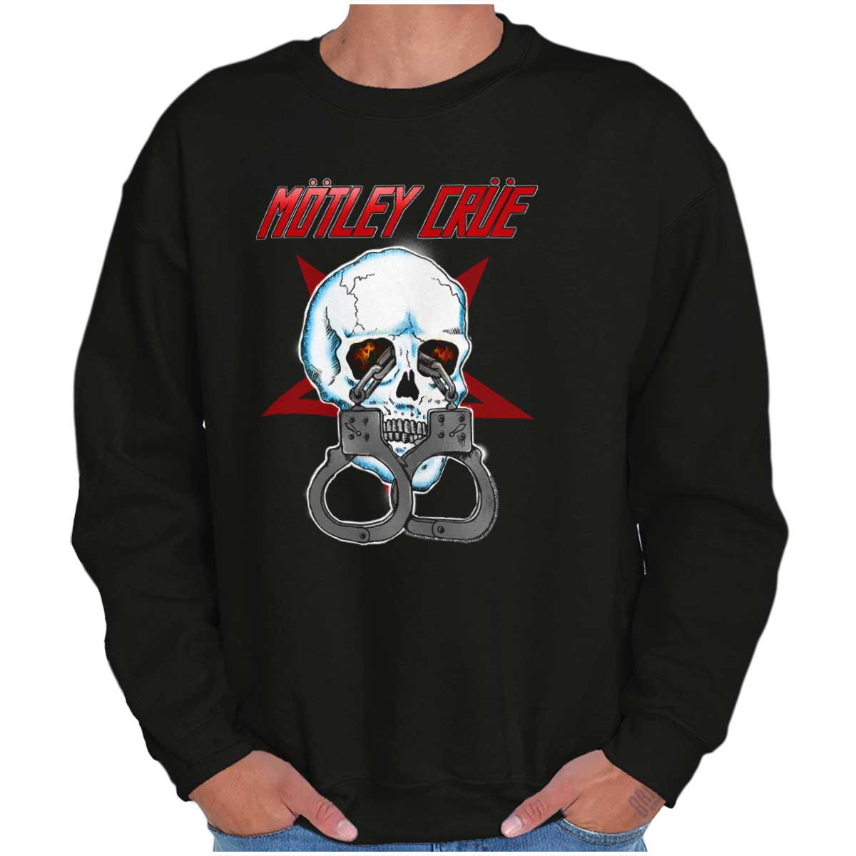 motley crue crewneck sweatshirt