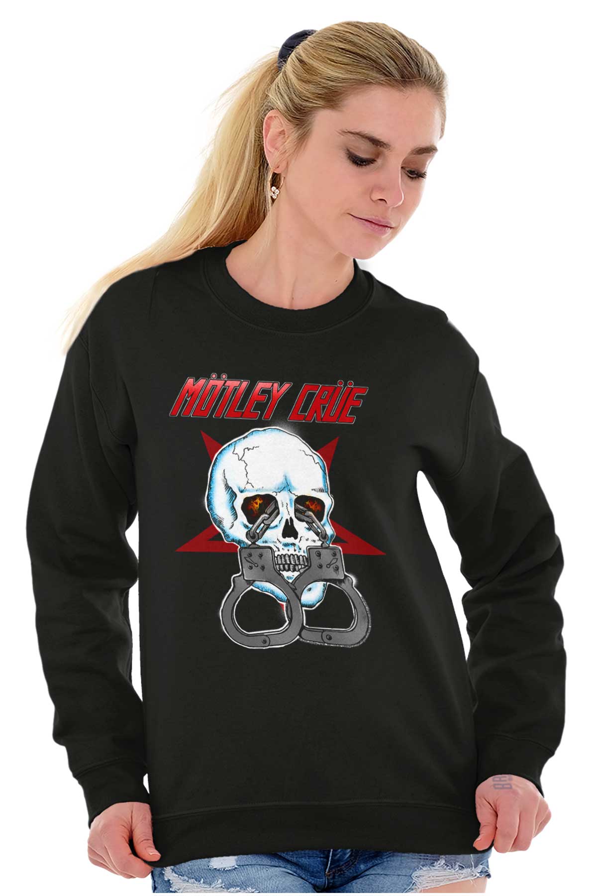 motley crue crewneck sweatshirt