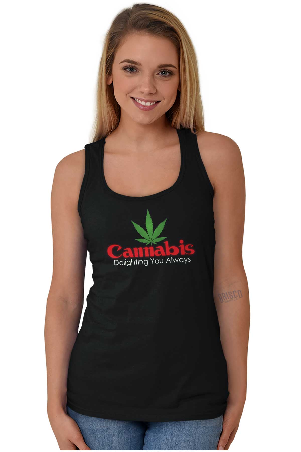 Funny Marijuana Cannabis Hipster Stoner 420 Women Racerback Tank Top ...