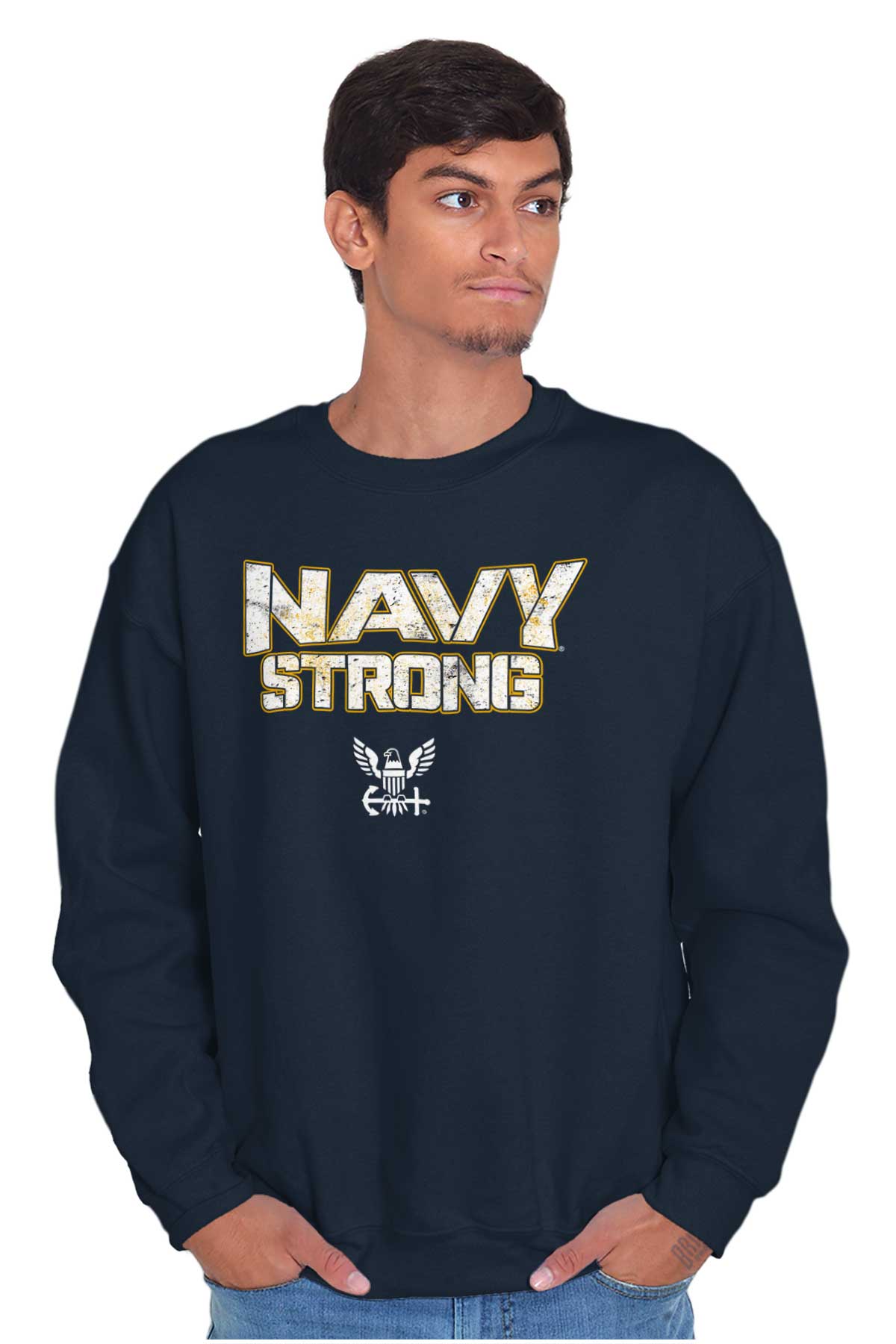 US Navy American Military Logo Armed Forces Crewneck Sweat Shirts