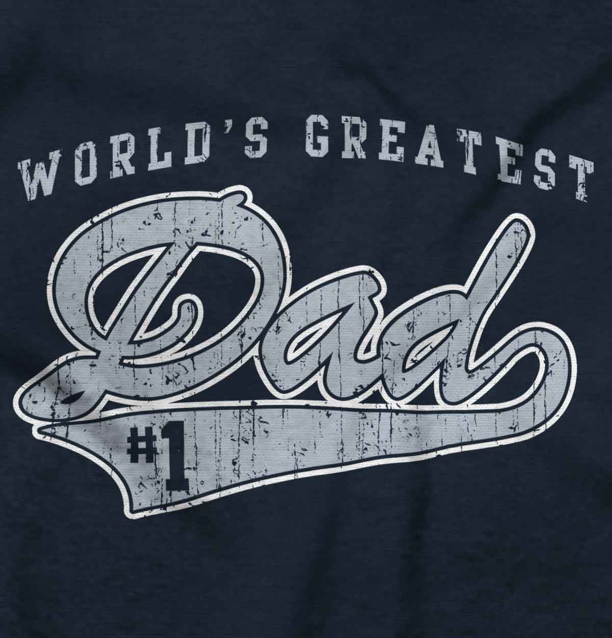 Varsity Father's Day World's Greatest Dad Long Sleeve T