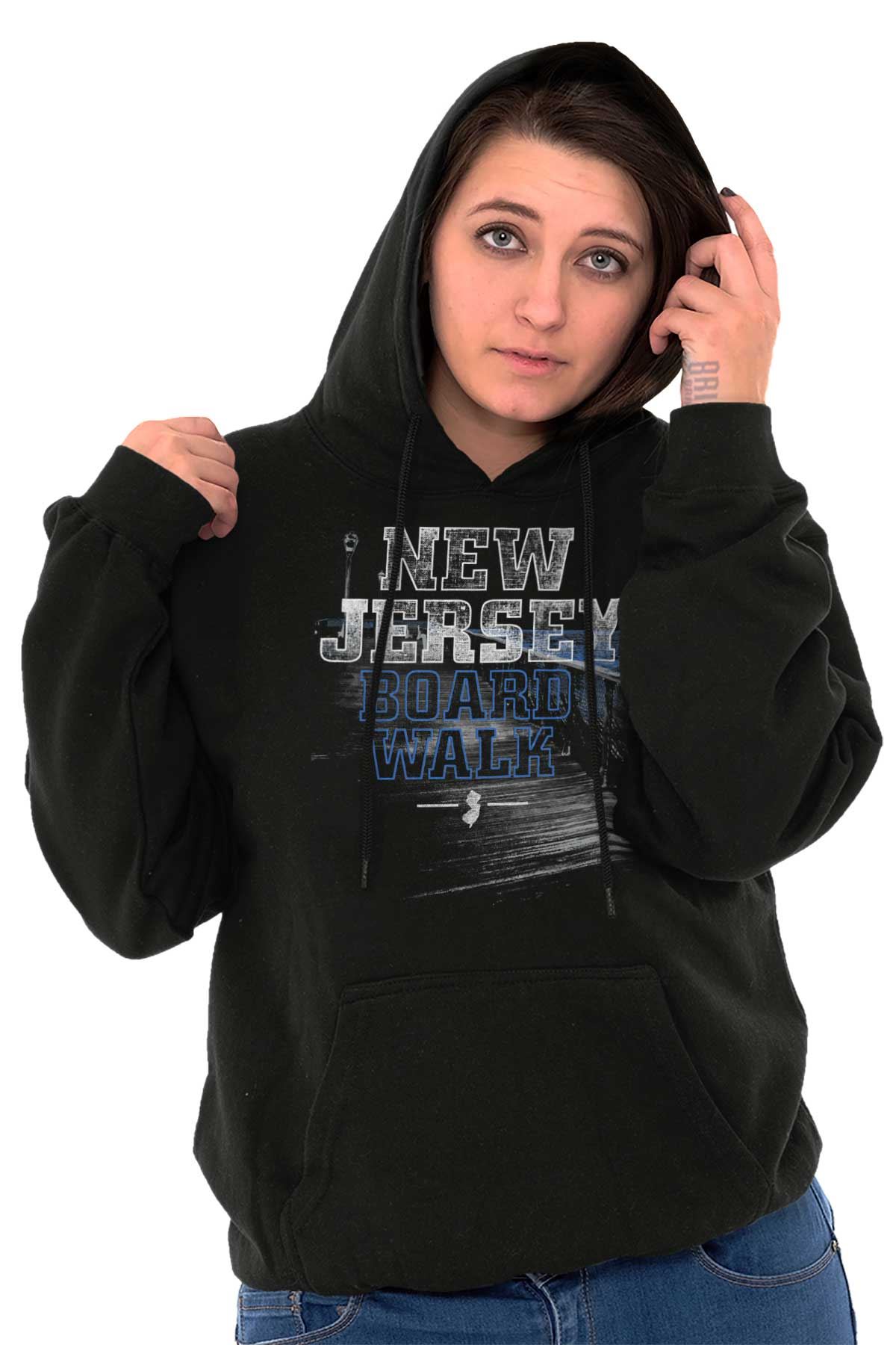 New Jersey Boardwalk Shore Summer Vacation Hoodies Sweat Shirts